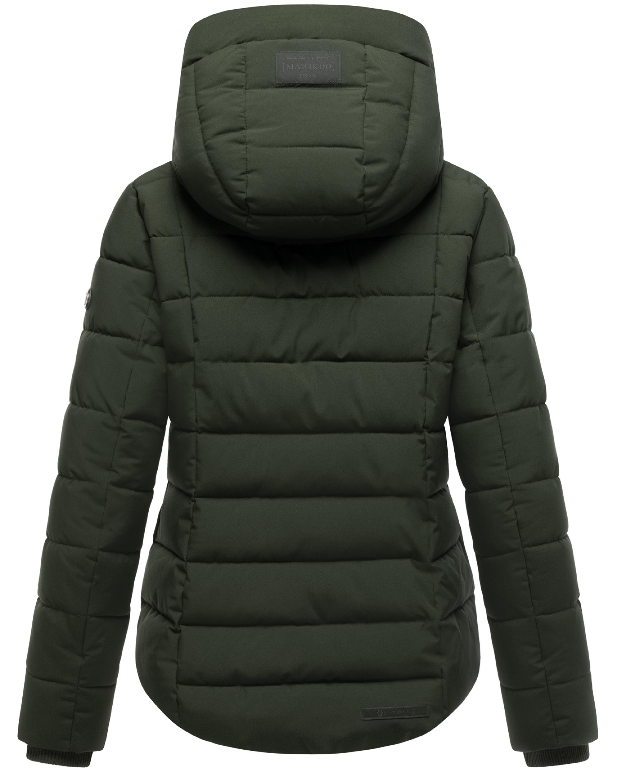 Steppjacke mit Kapuze "Tayenaa 16" Dark Olive