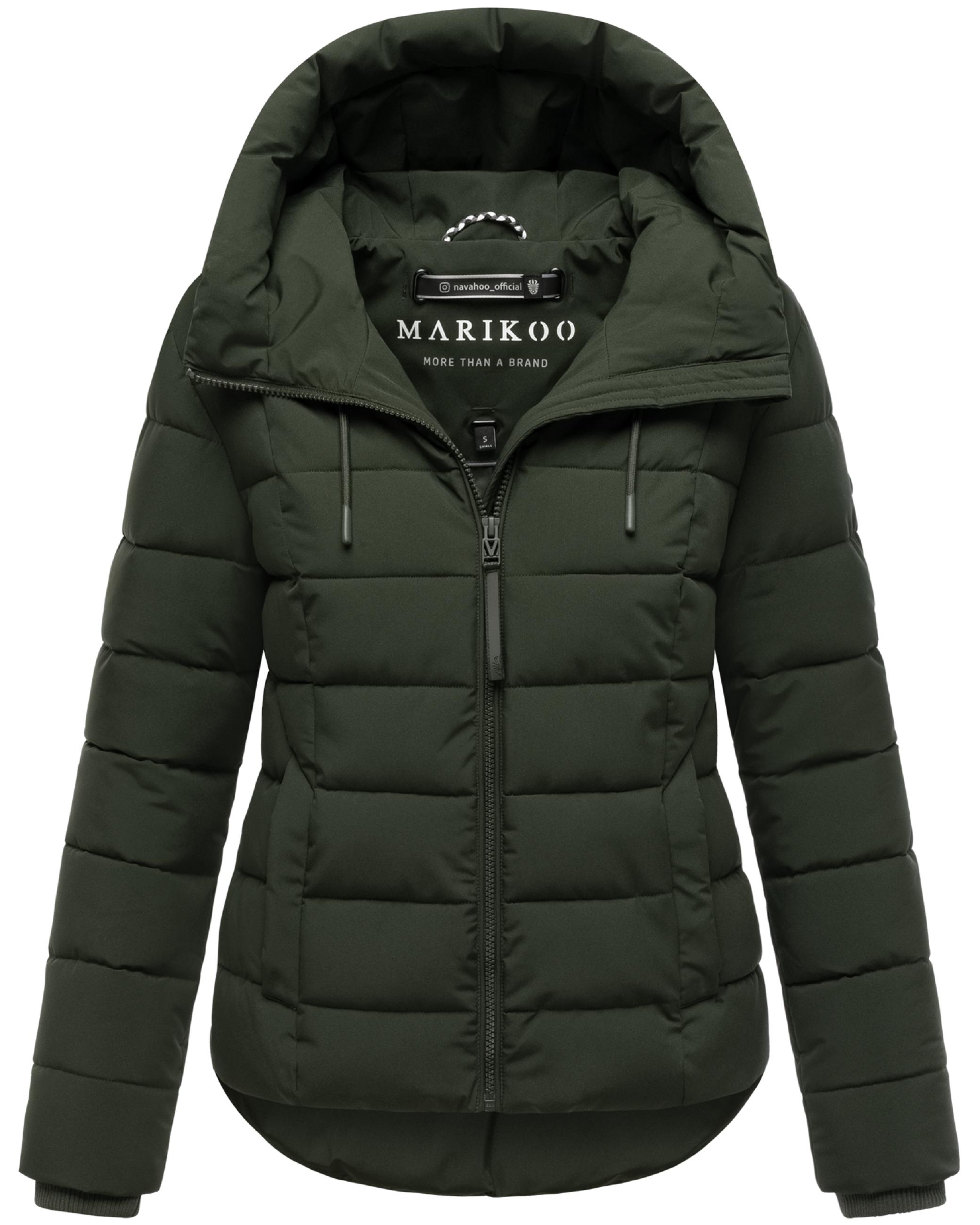 Steppjacke mit Kapuze "Tayenaa 16" Dark Olive