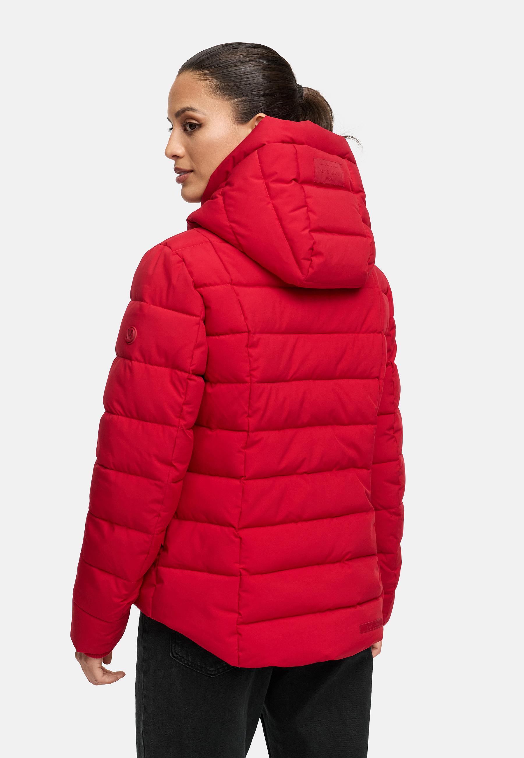 Steppjacke mit Kapuze "Tayenaa 16" Deep Red