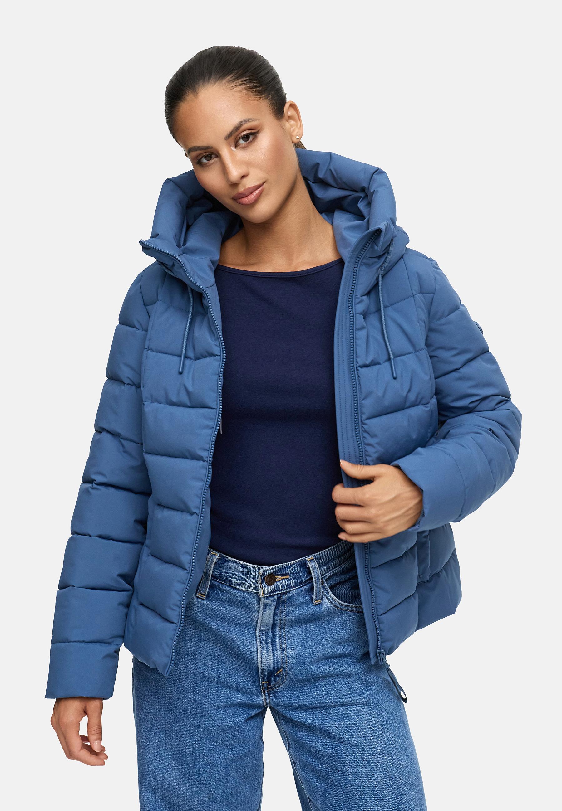 Steppjacke mit Kapuze "Tayenaa 16" Dusty Blue