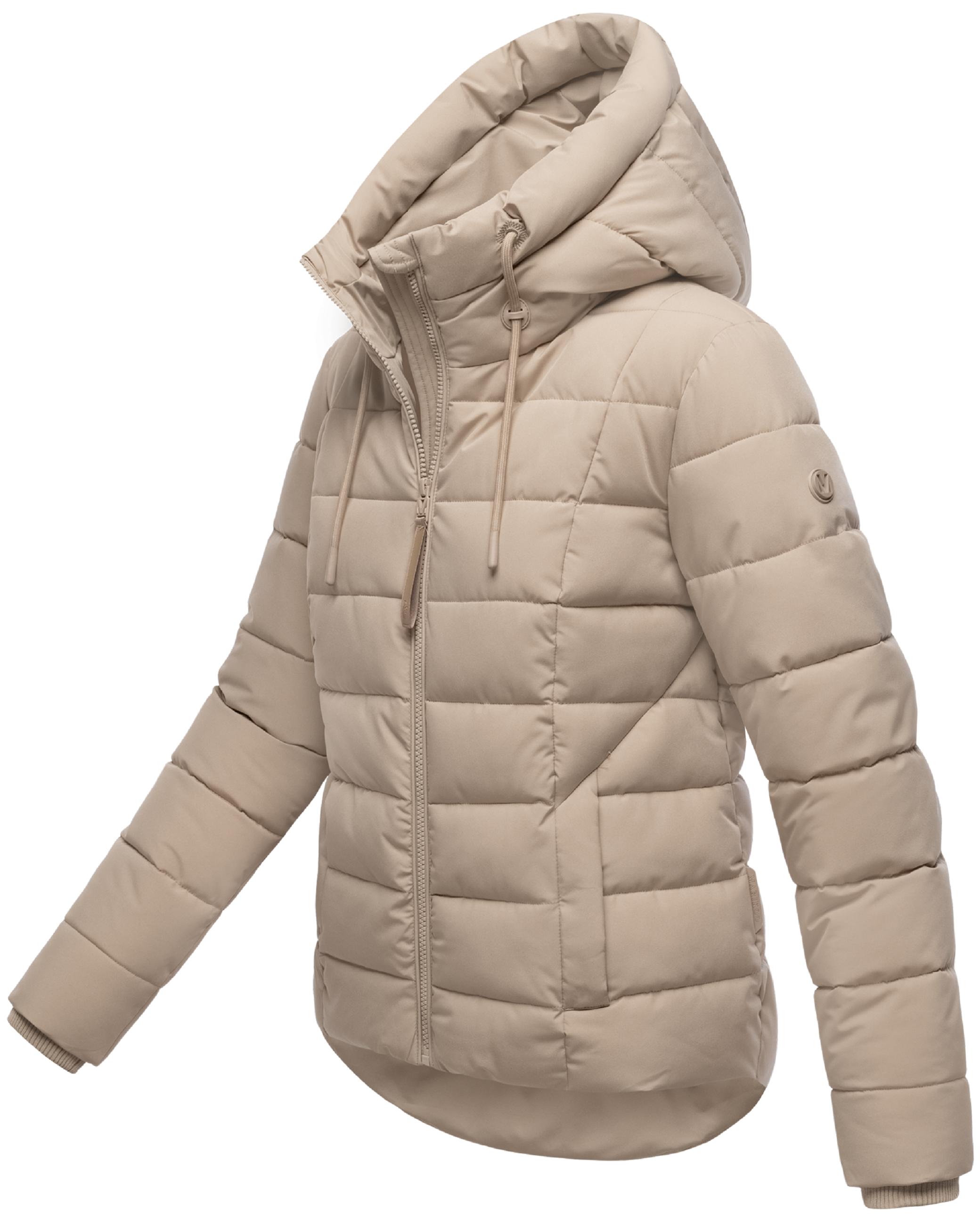 Steppjacke mit Kapuze "Tayenaa 16" Light Taupe