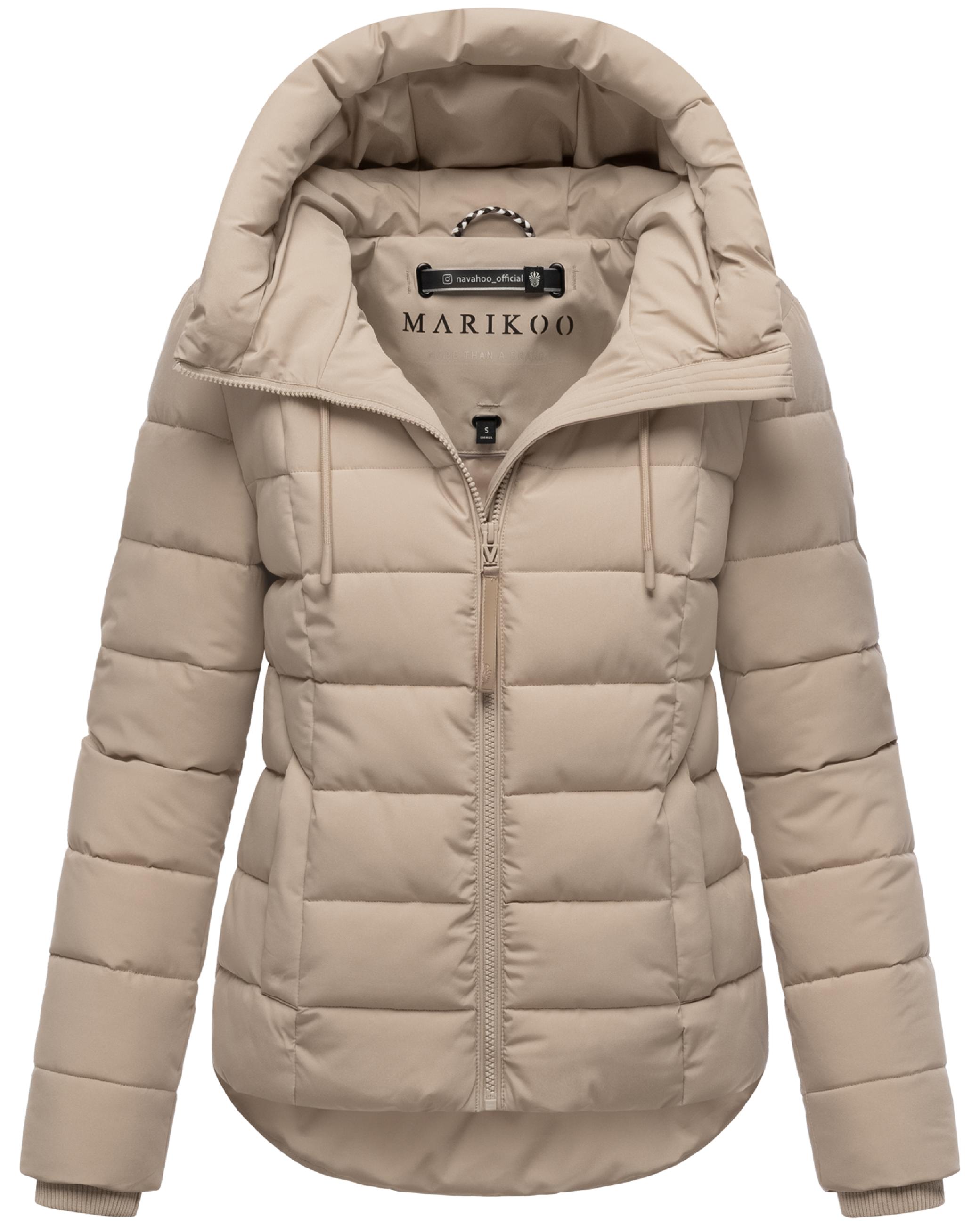 Steppjacke mit Kapuze "Tayenaa 16" Light Taupe