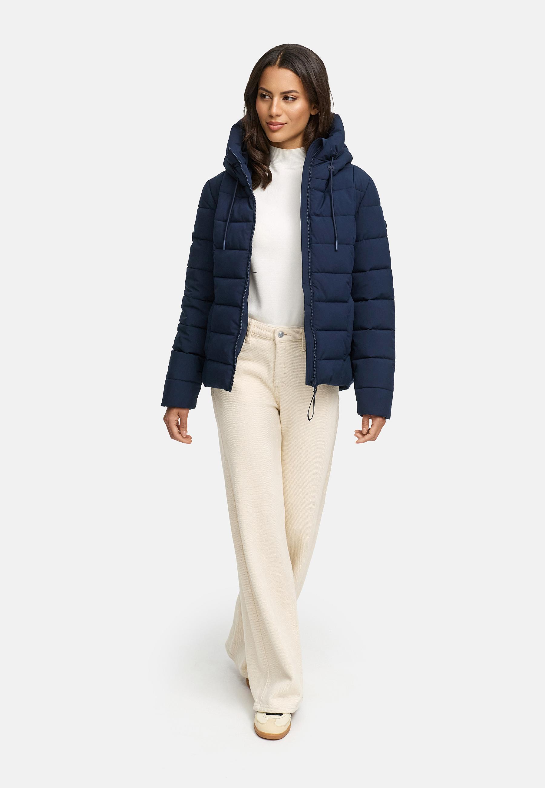 Steppjacke mit Kapuze "Tayenaa 16" Navy