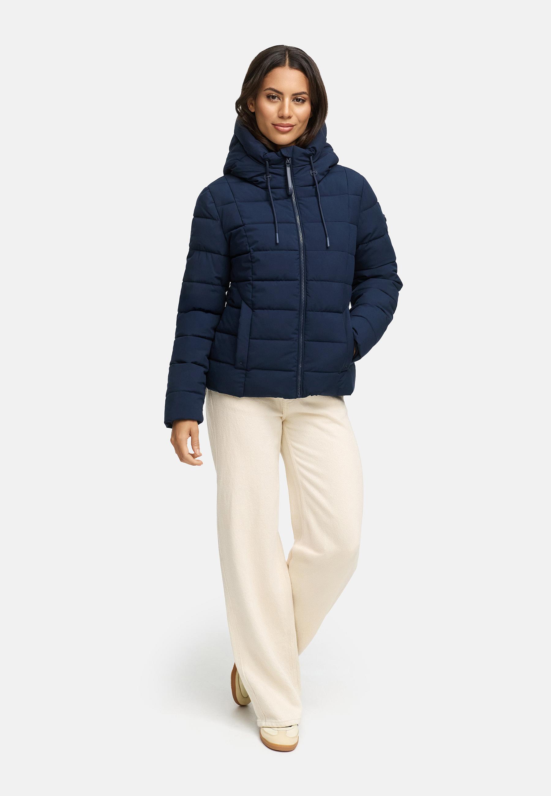 Steppjacke mit Kapuze "Tayenaa 16" Navy