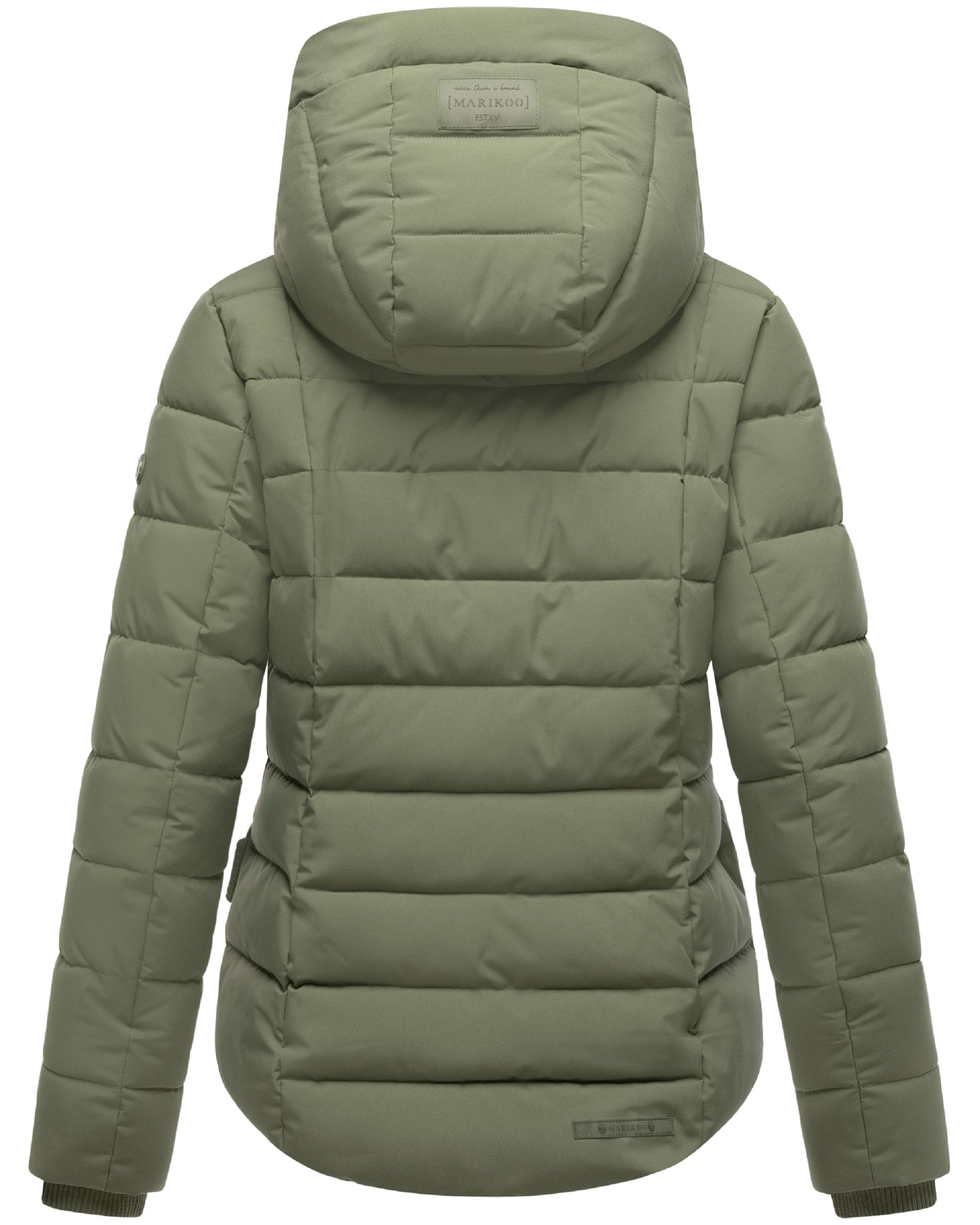 Steppjacke mit Kapuze "Tayenaa 16" Olive Leaf