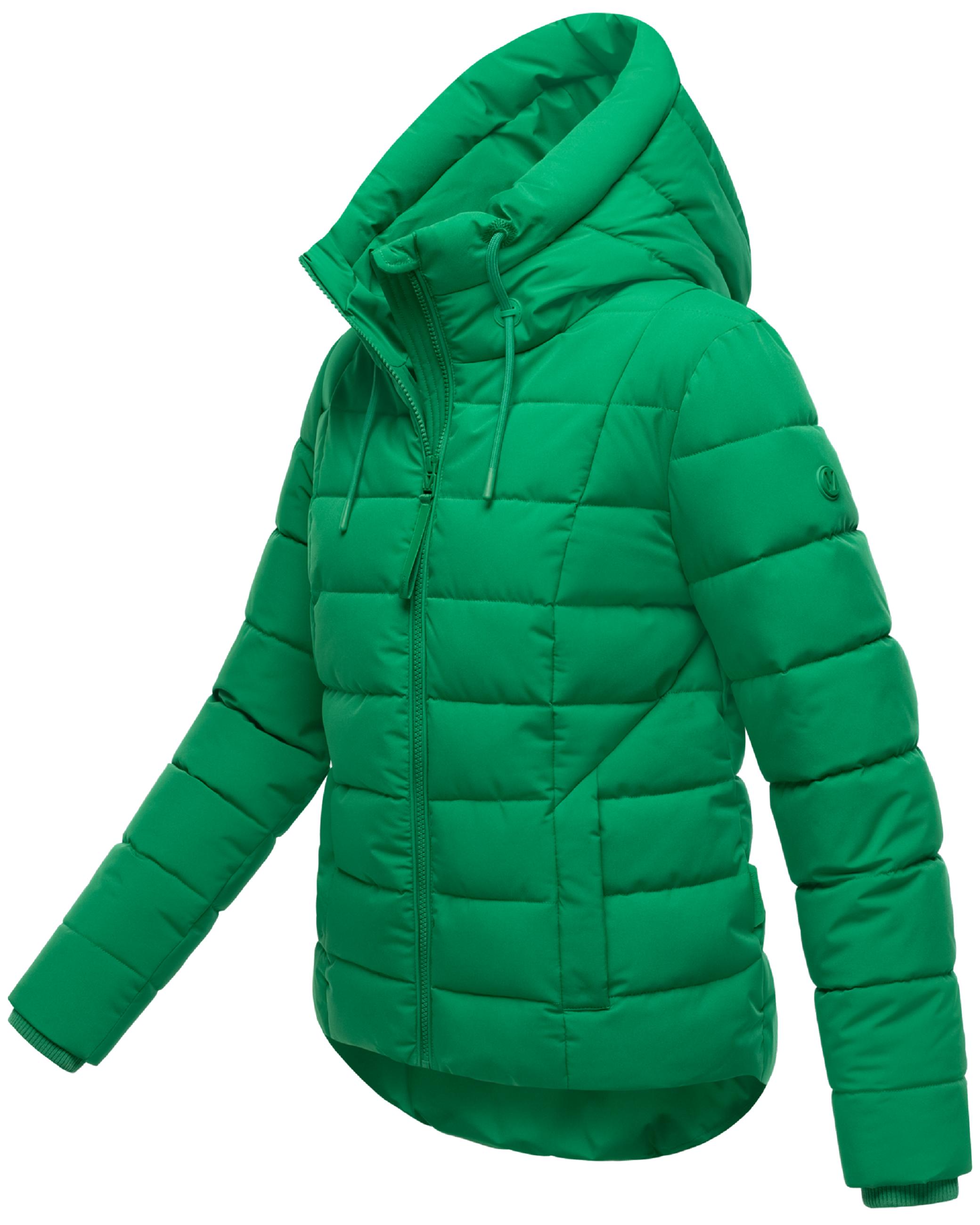 Steppjacke mit Kapuze "Tayenaa 16" Smaragd Green