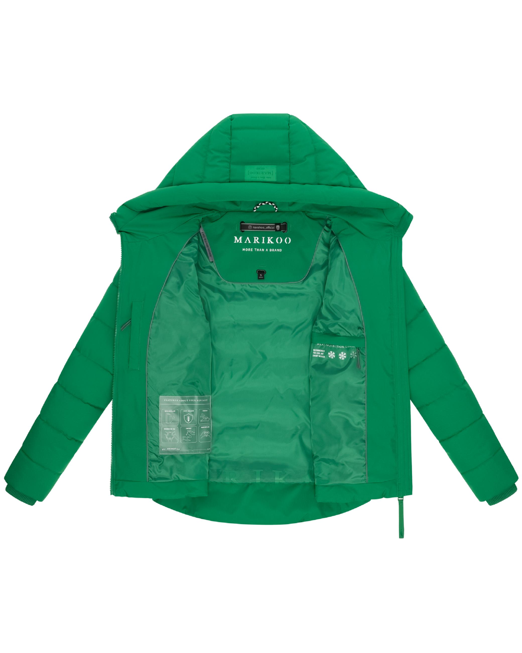 Steppjacke mit Kapuze "Tayenaa 16" Smaragd Green