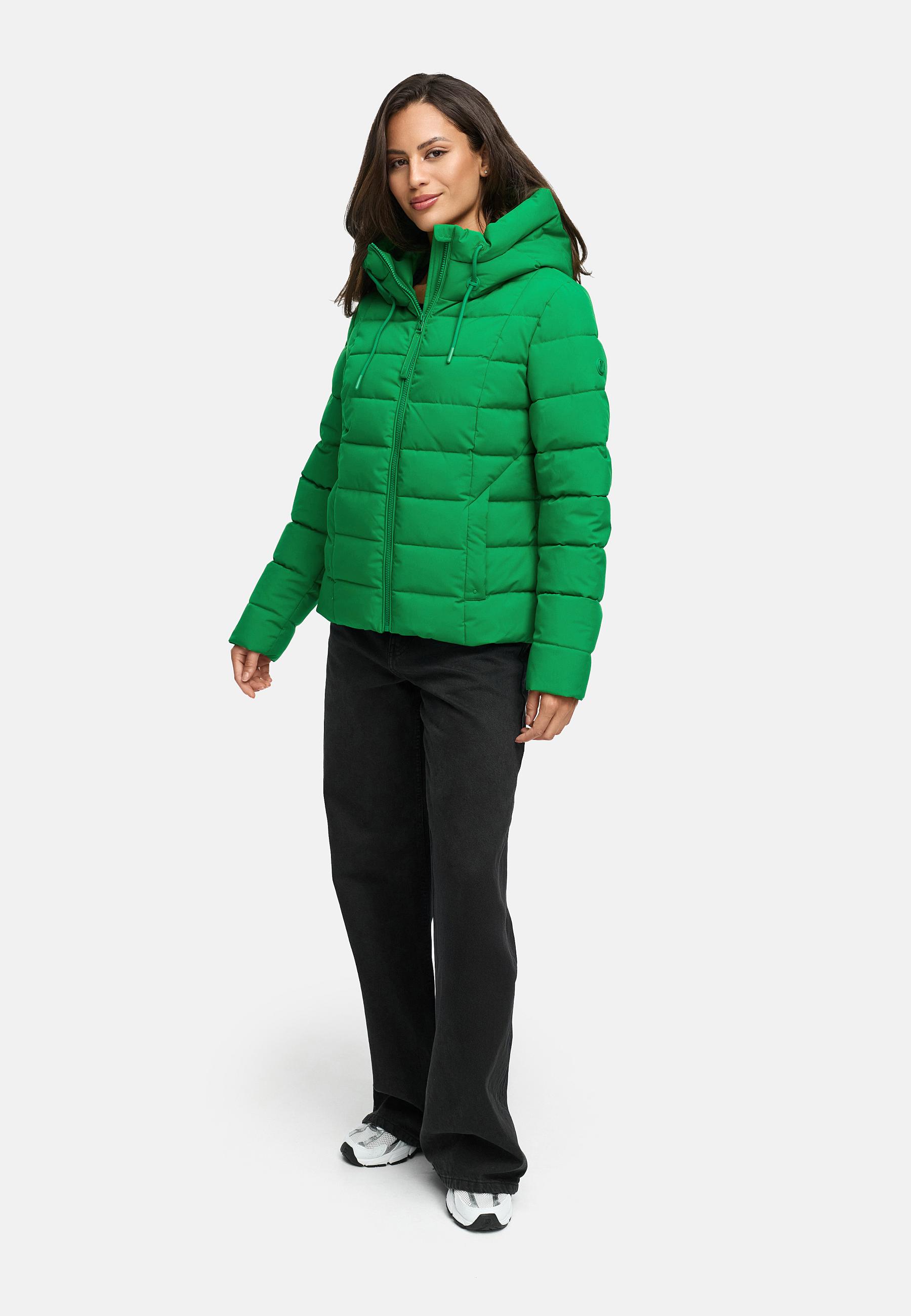 Steppjacke mit Kapuze "Tayenaa 16" Smaragd Green