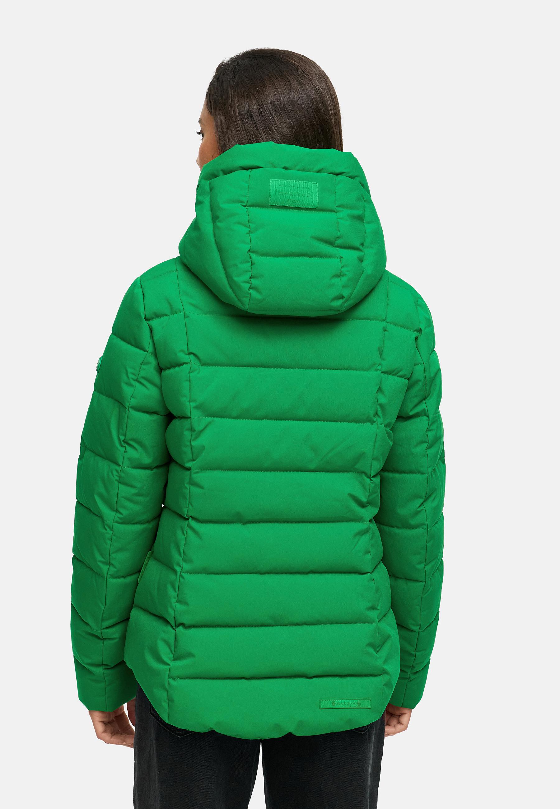 Steppjacke mit Kapuze "Tayenaa 16" Smaragd Green