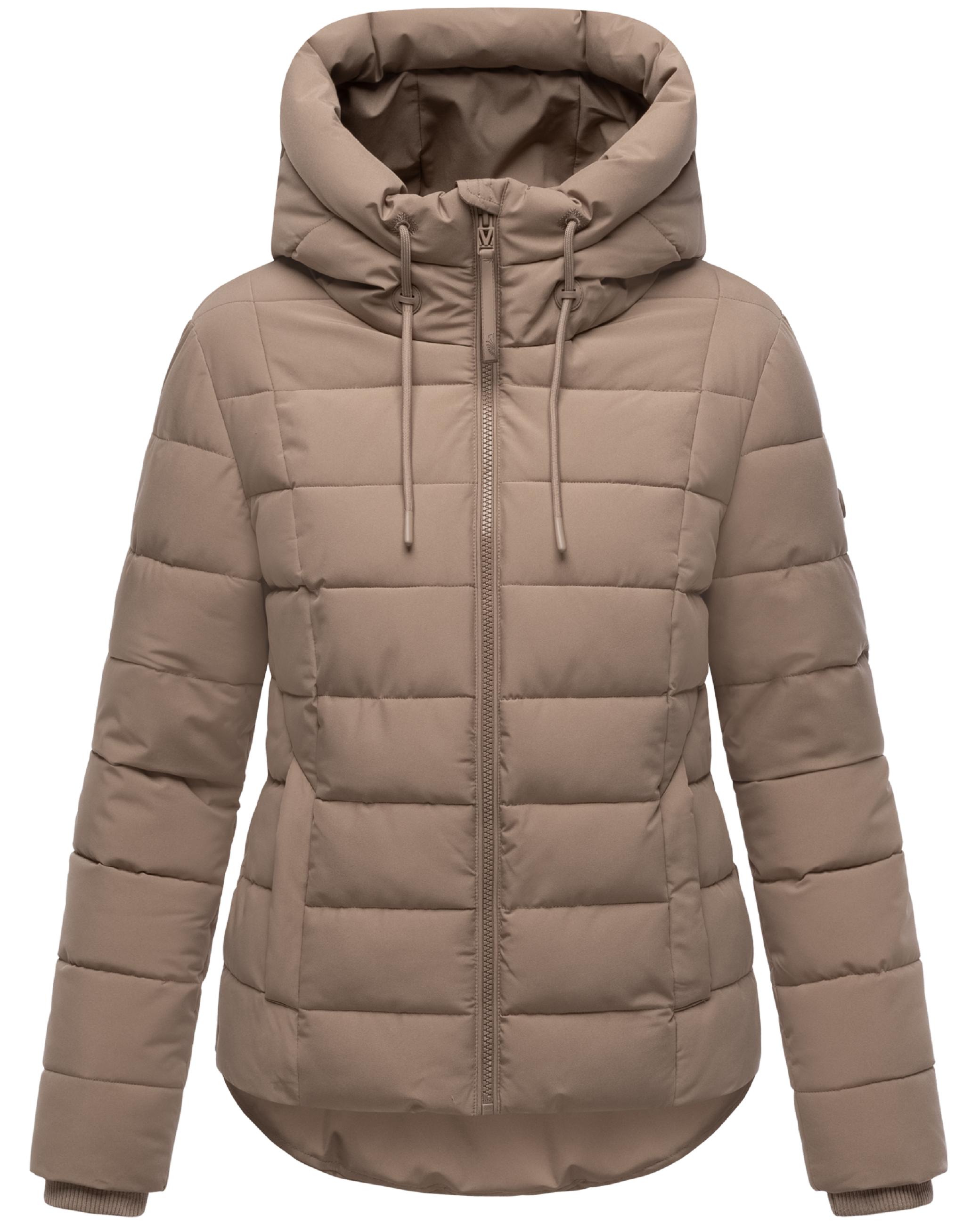 Steppjacke mit Kapuze "Tayenaa 16" Taupe Grey