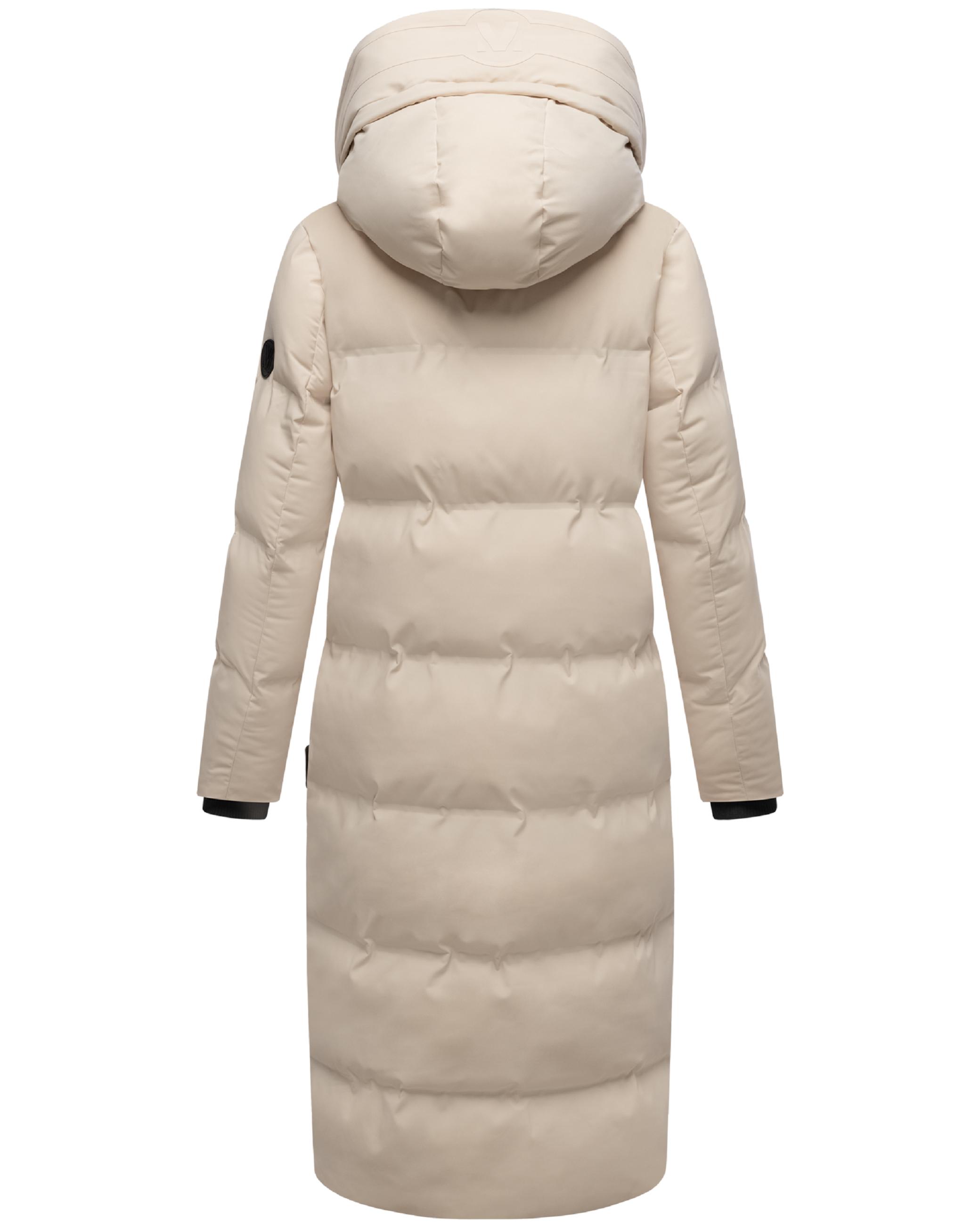 Winter Steppmantel mit Kapuze "Tikoraa 16-1" Cream