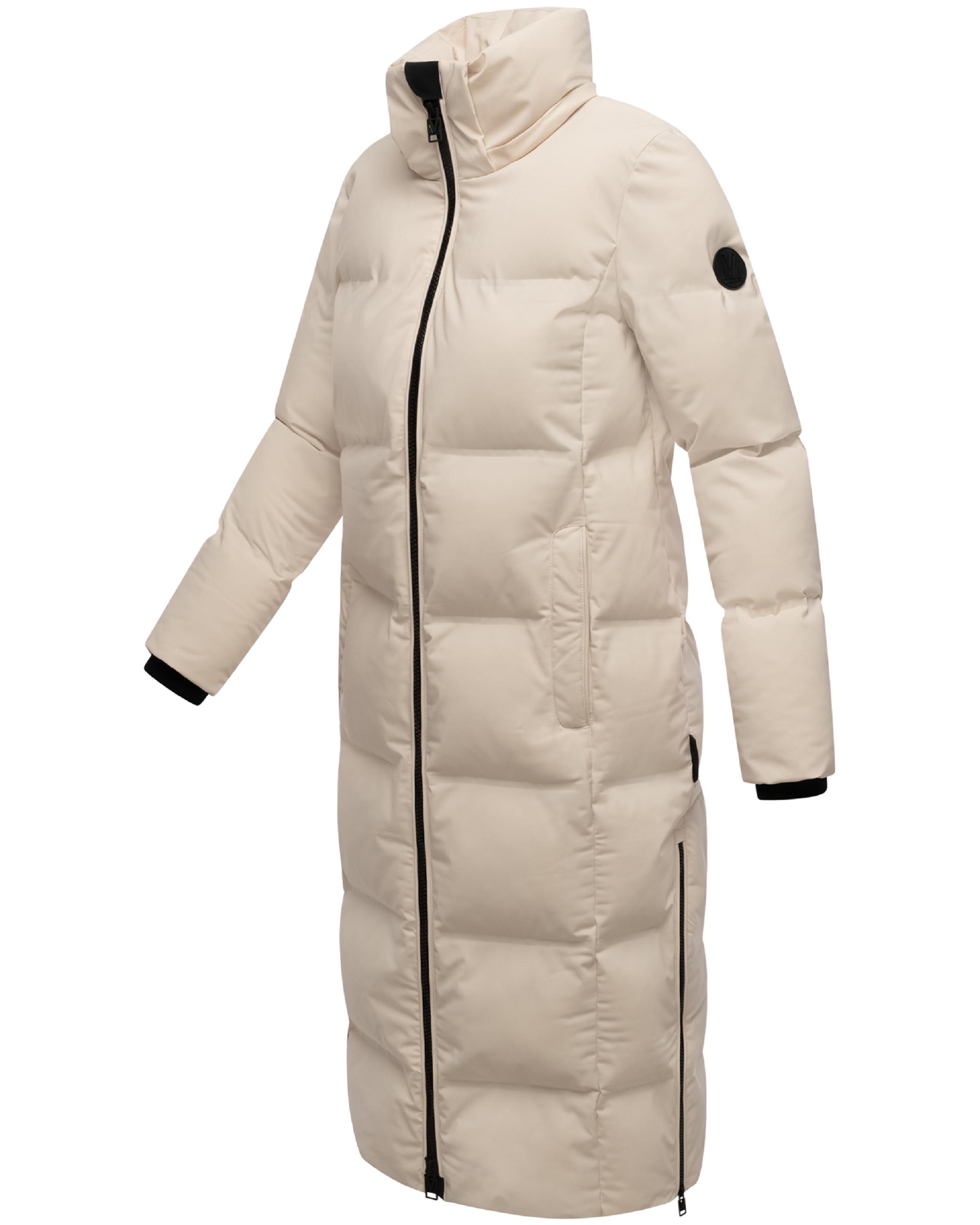 Winter Steppmantel mit Kapuze "Tikoraa 16-1" Cream