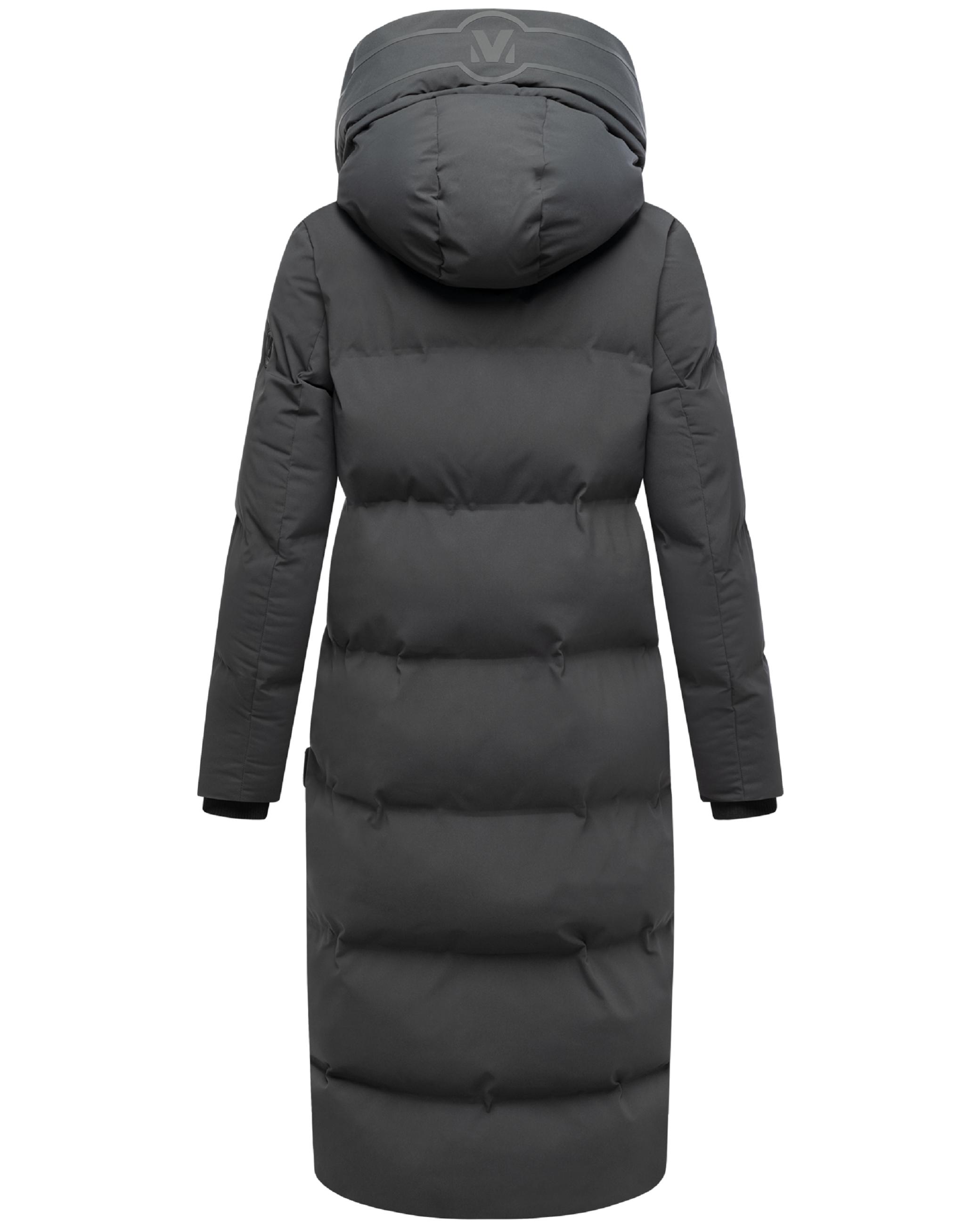 Winter Steppmantel mit Kapuze Tikoraa 16 Anthracite