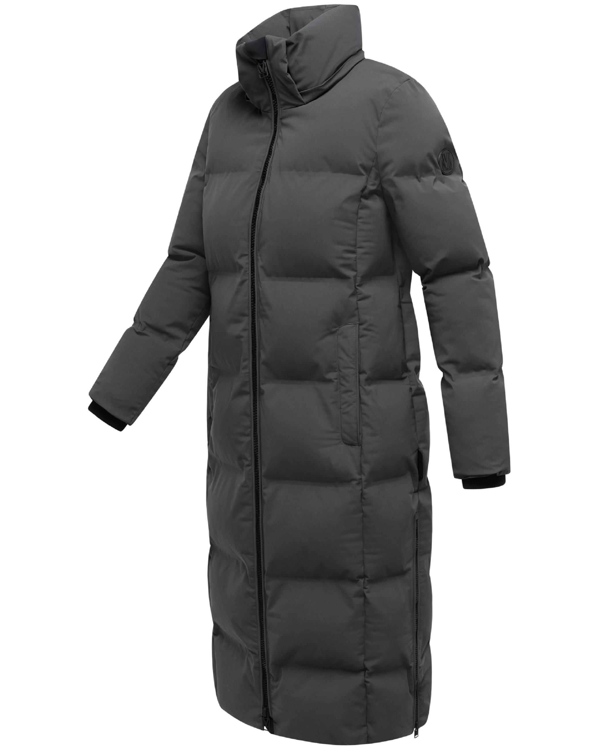 Winter Steppmantel mit Kapuze Tikoraa 16 Anthracite