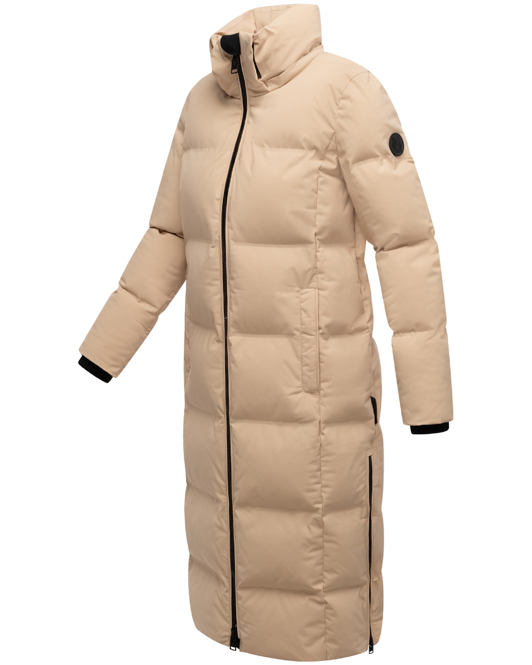 Winter Steppmantel mit Kapuze Tikoraa 16 Beige