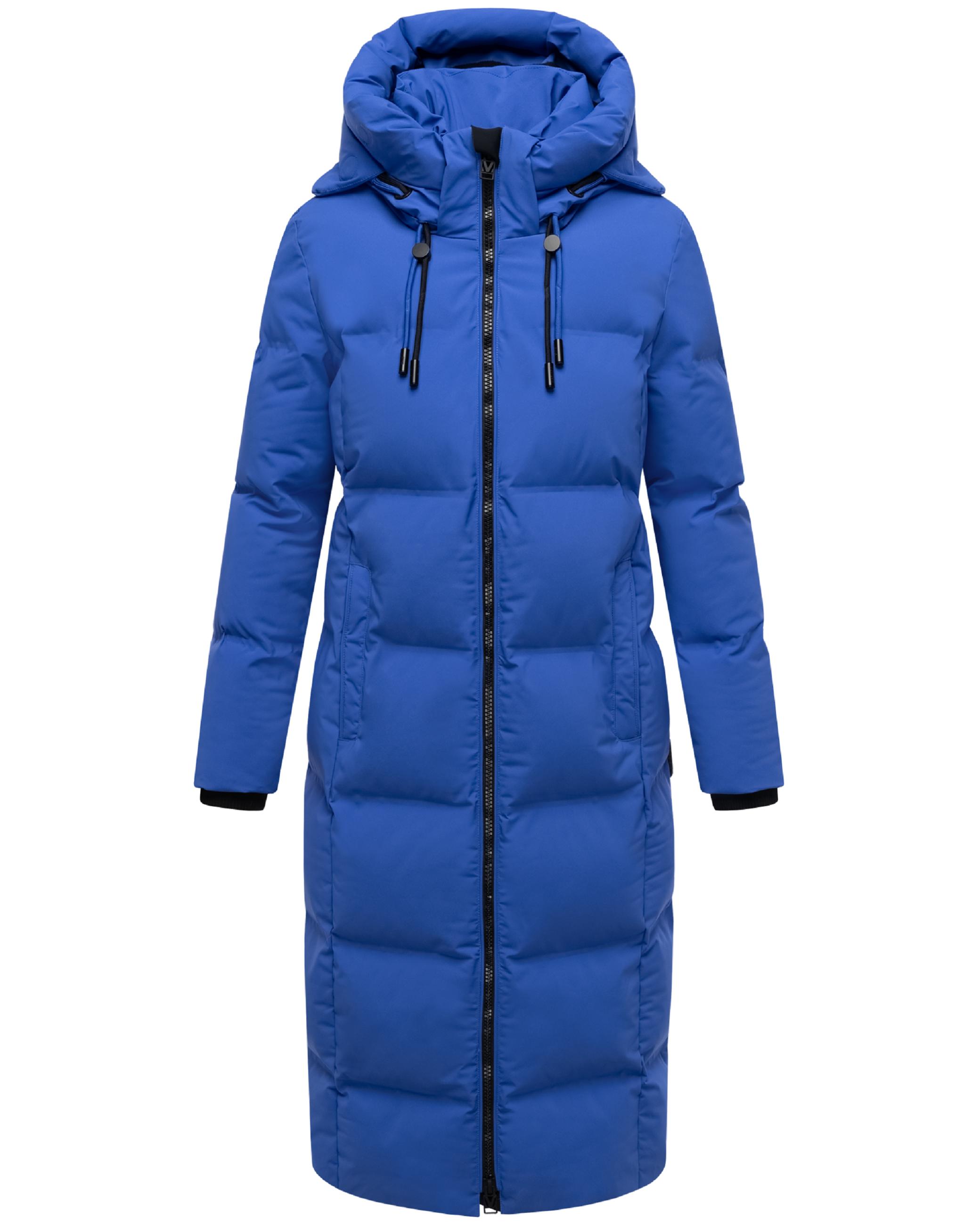 Winter Steppmantel mit Kapuze Tikoraa 16 Galaxy Blue