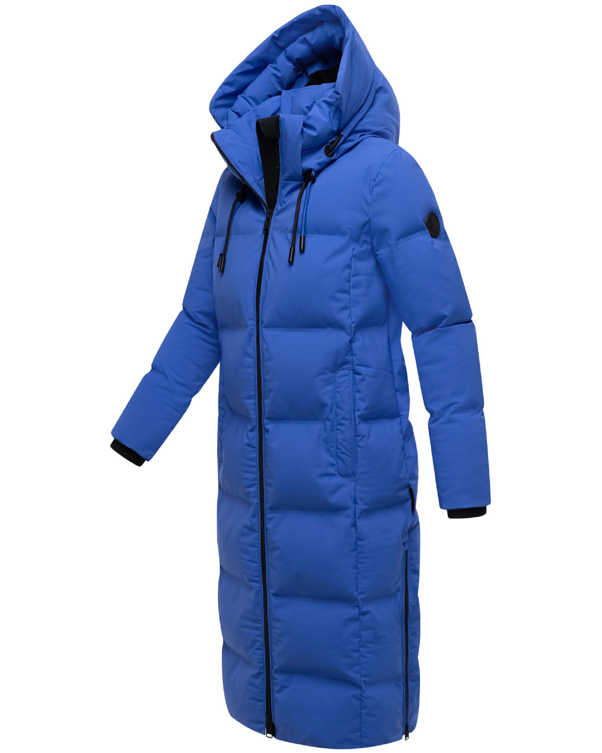 Winter Steppmantel mit Kapuze Tikoraa 16 Galaxy Blue