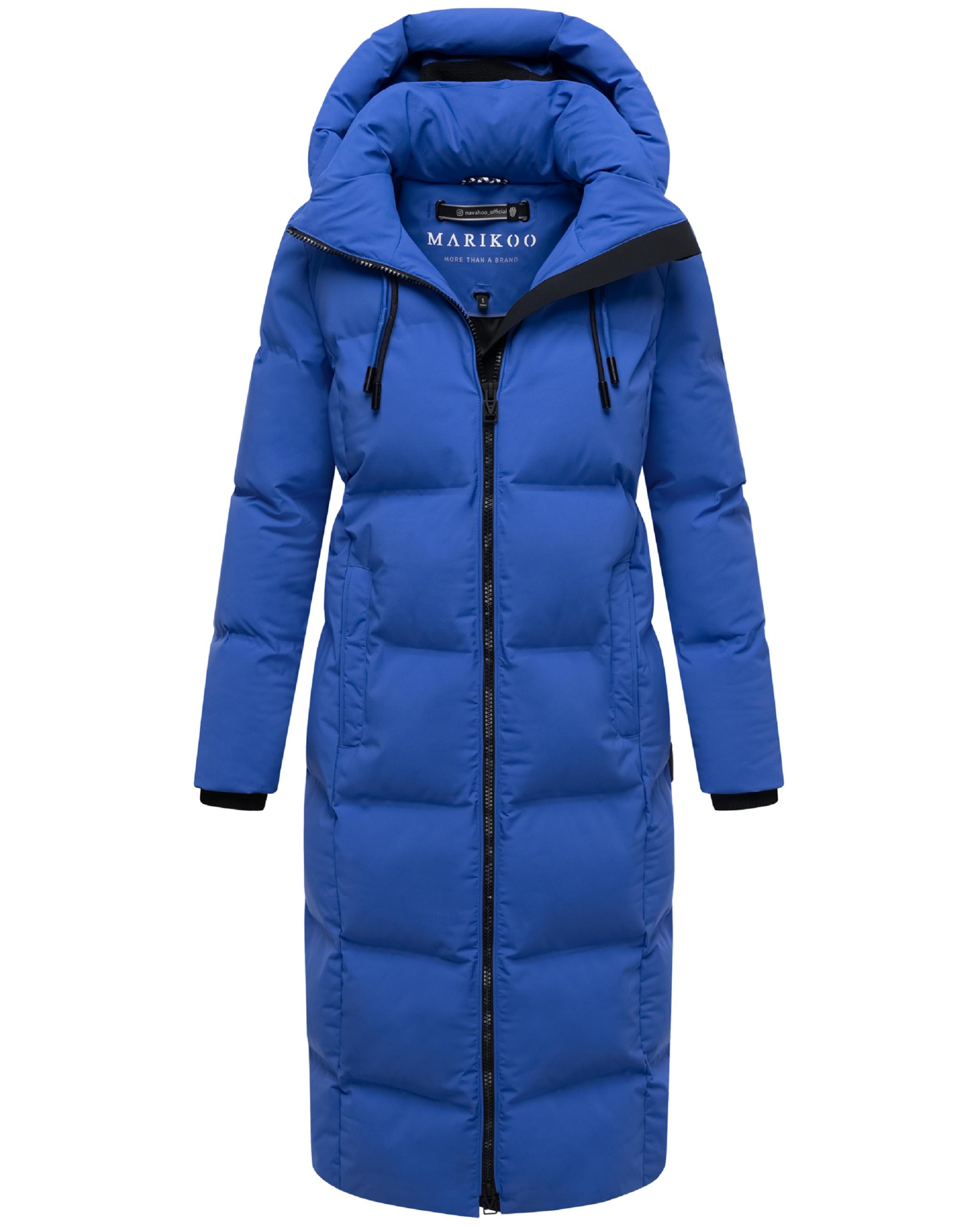 Winter Steppmantel mit Kapuze Tikoraa 16 Galaxy Blue