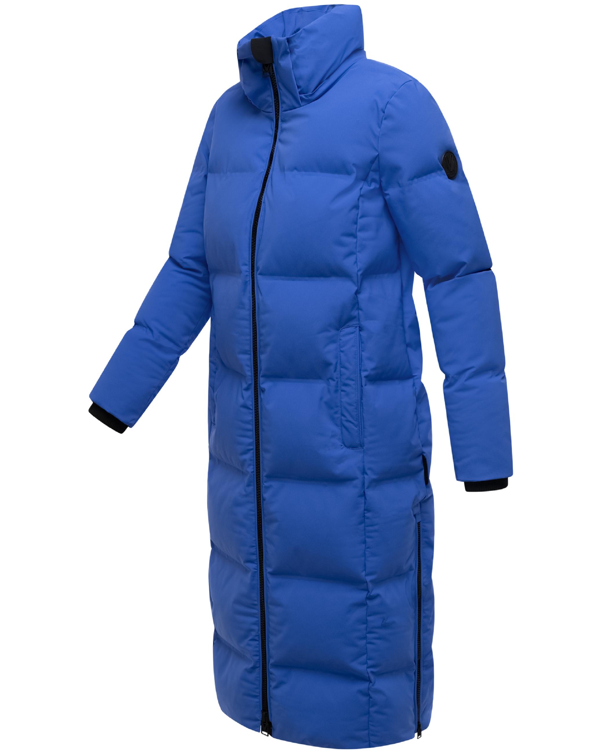 Winter Steppmantel mit Kapuze Tikoraa 16 Galaxy Blue