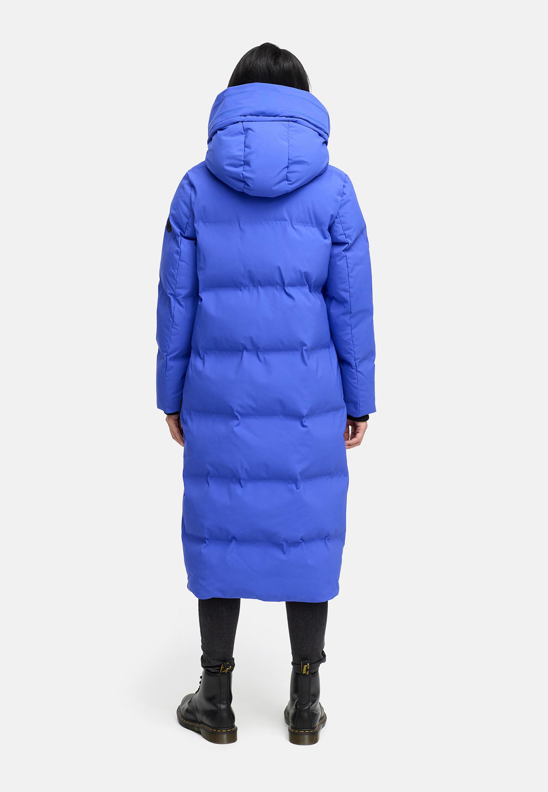 Winter Steppmantel mit Kapuze Tikoraa 16 Galaxy Blue