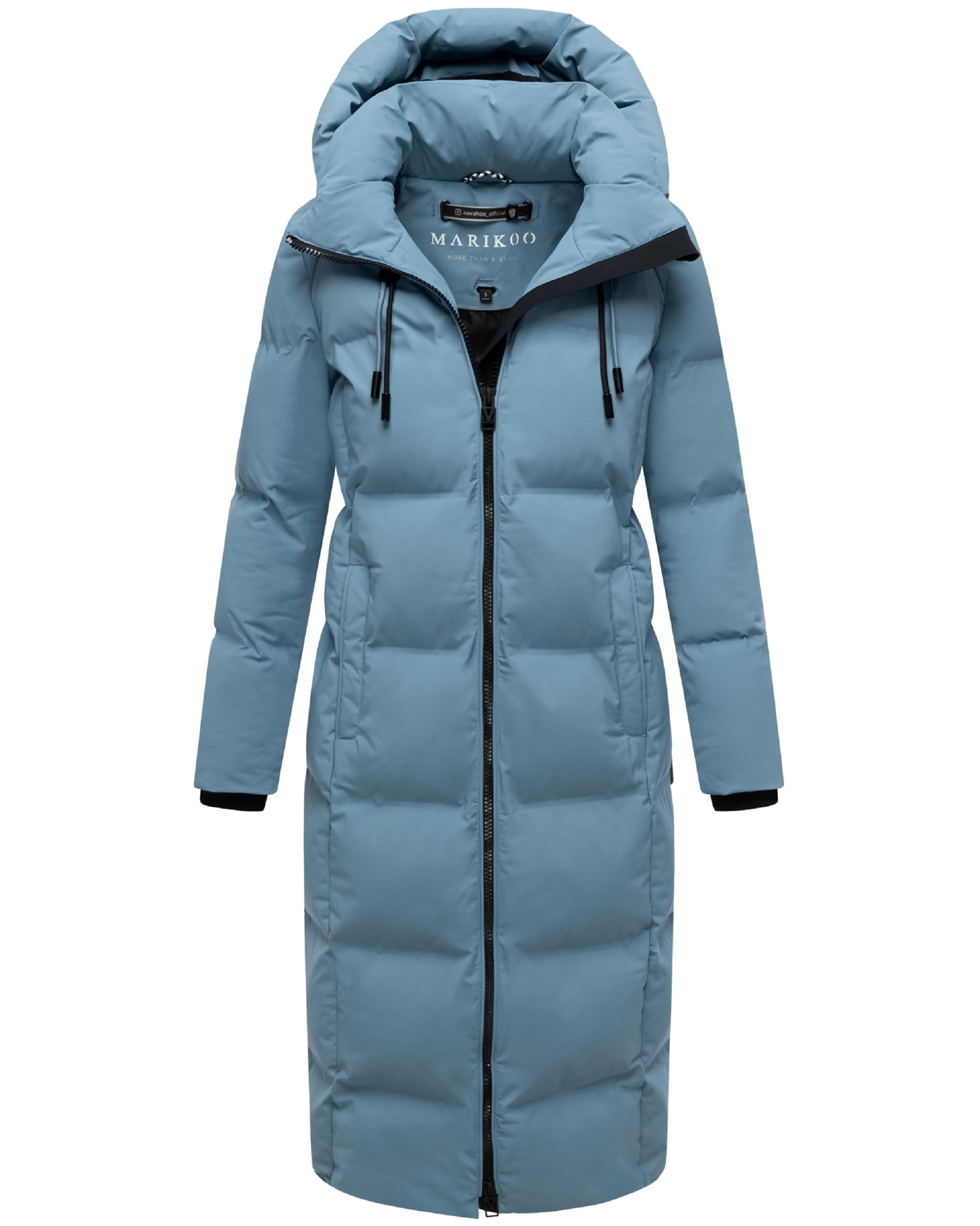 Winter Steppmantel mit Kapuze Tikoraa 16 Powder Blue