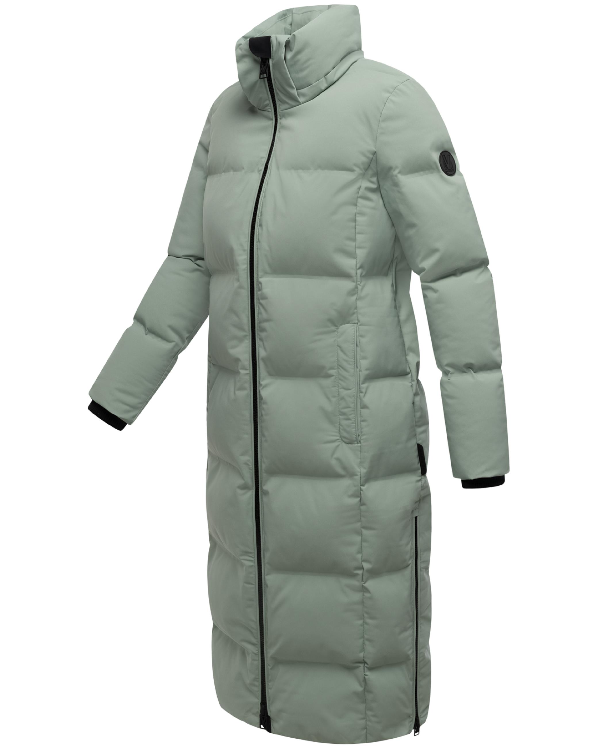 Winter Steppmantel mit Kapuze Tikoraa 16 Smokey Mint