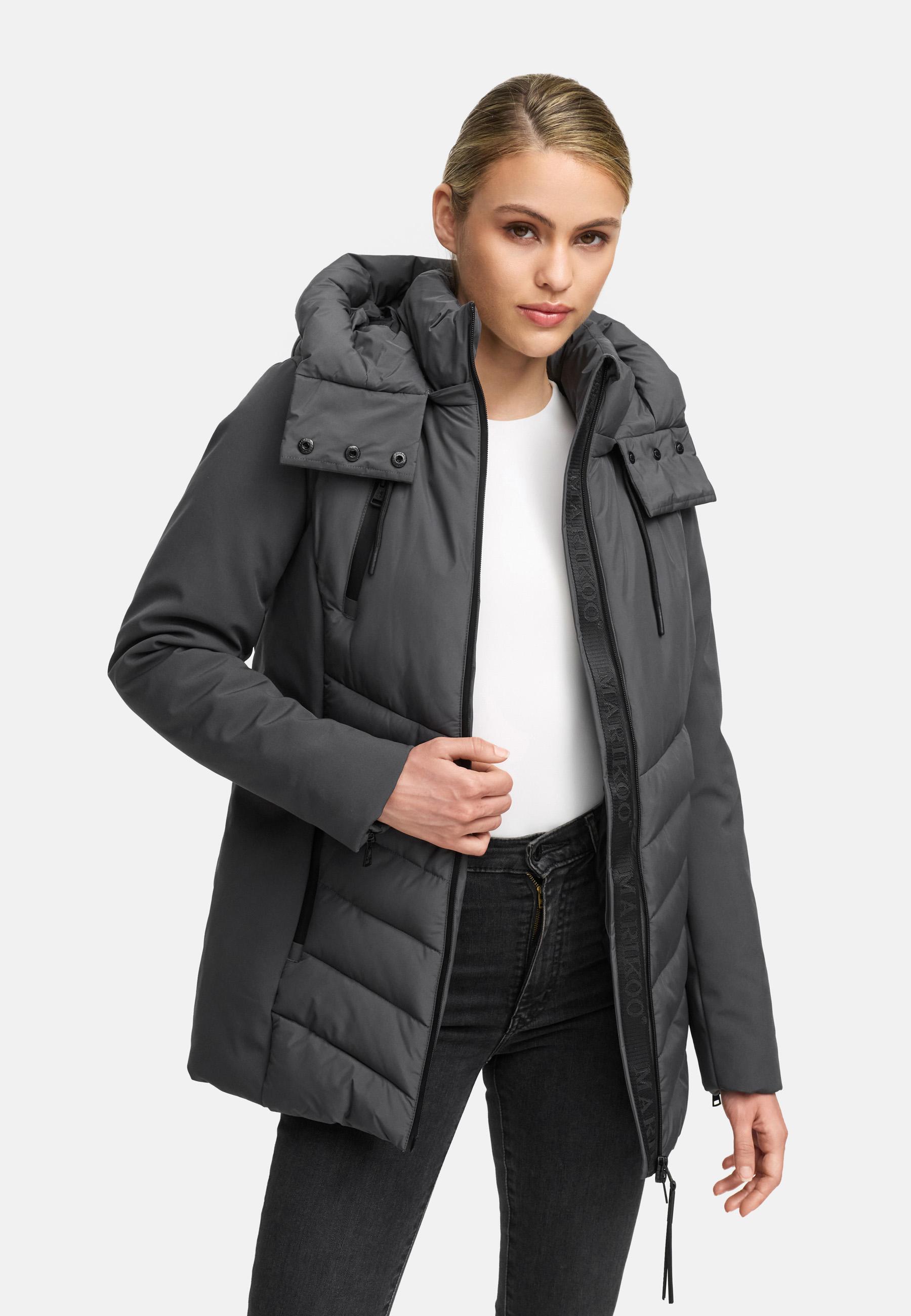Winter Jacke mit Kapuze "Tivaa XVI" Anthracite