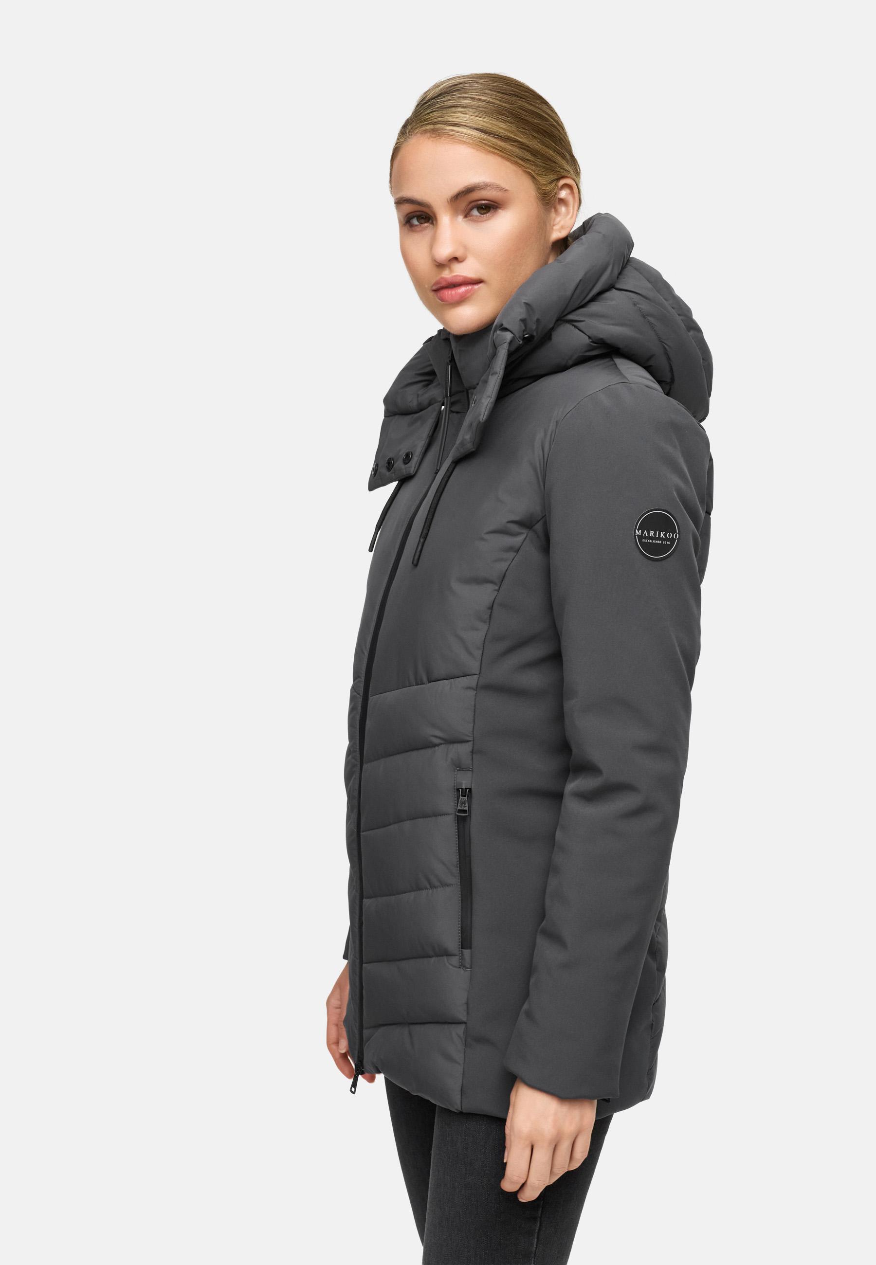Winter Jacke mit Kapuze "Tivaa XVI" Anthracite