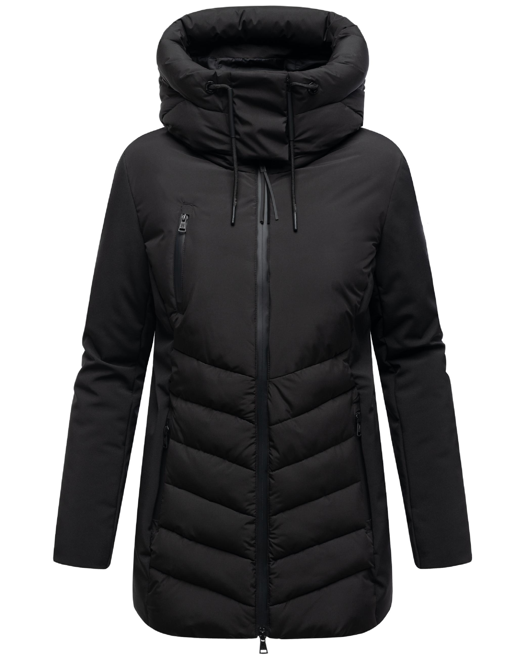Winter Jacke mit Kapuze "Tivaa XVI" Black