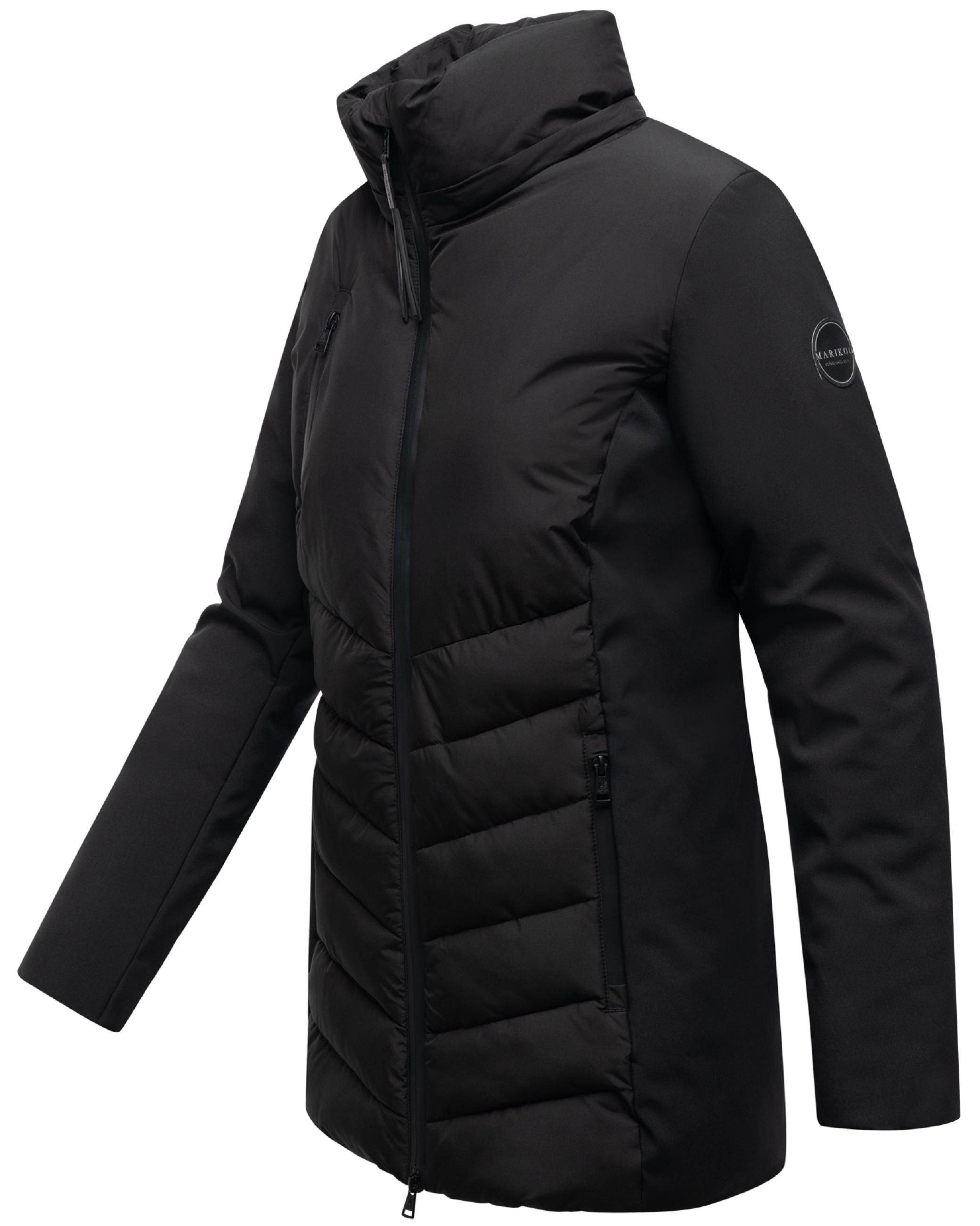 Winter Jacke mit Kapuze "Tivaa XVI" Black