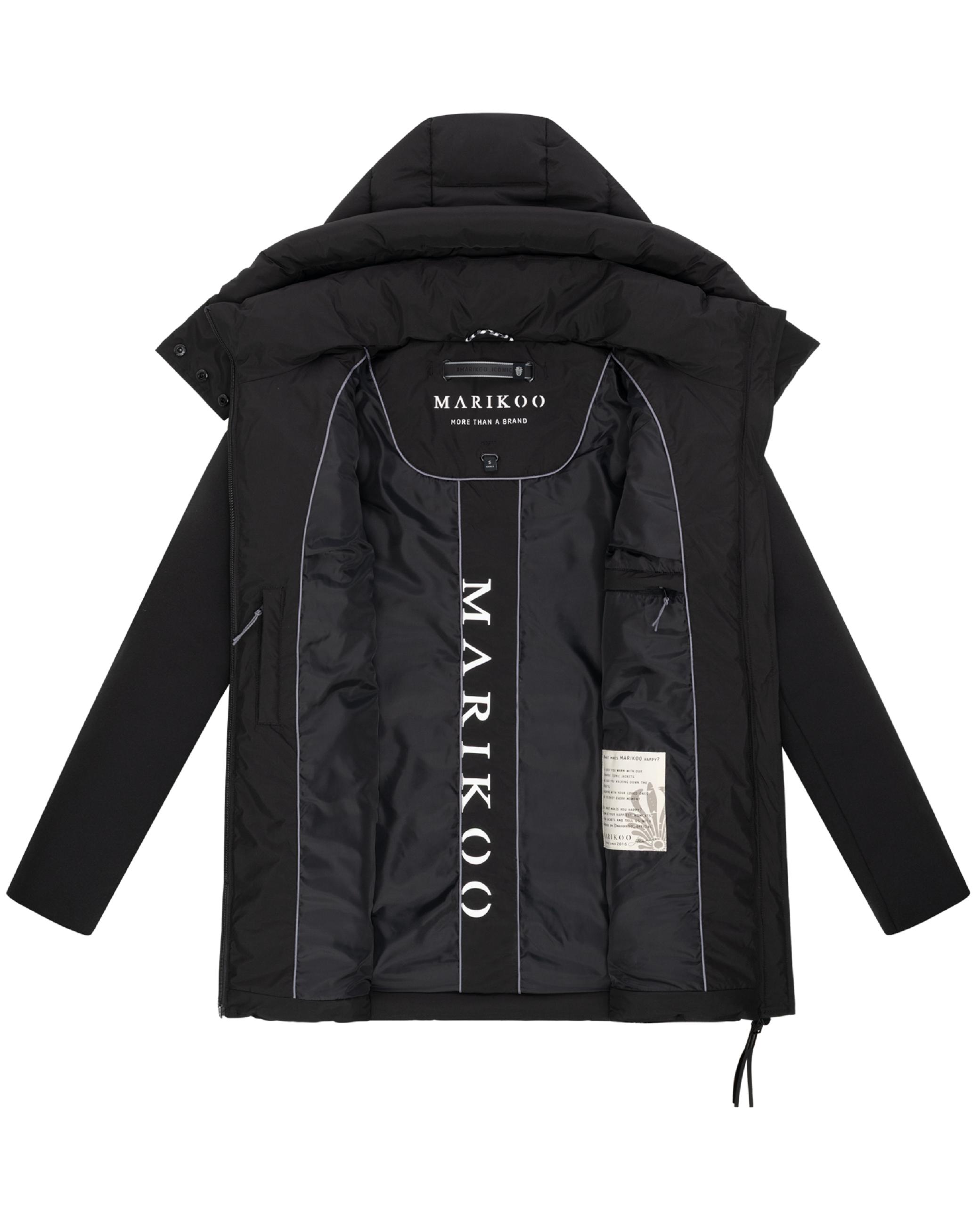 Winter Jacke mit Kapuze "Tivaa XVI" Black