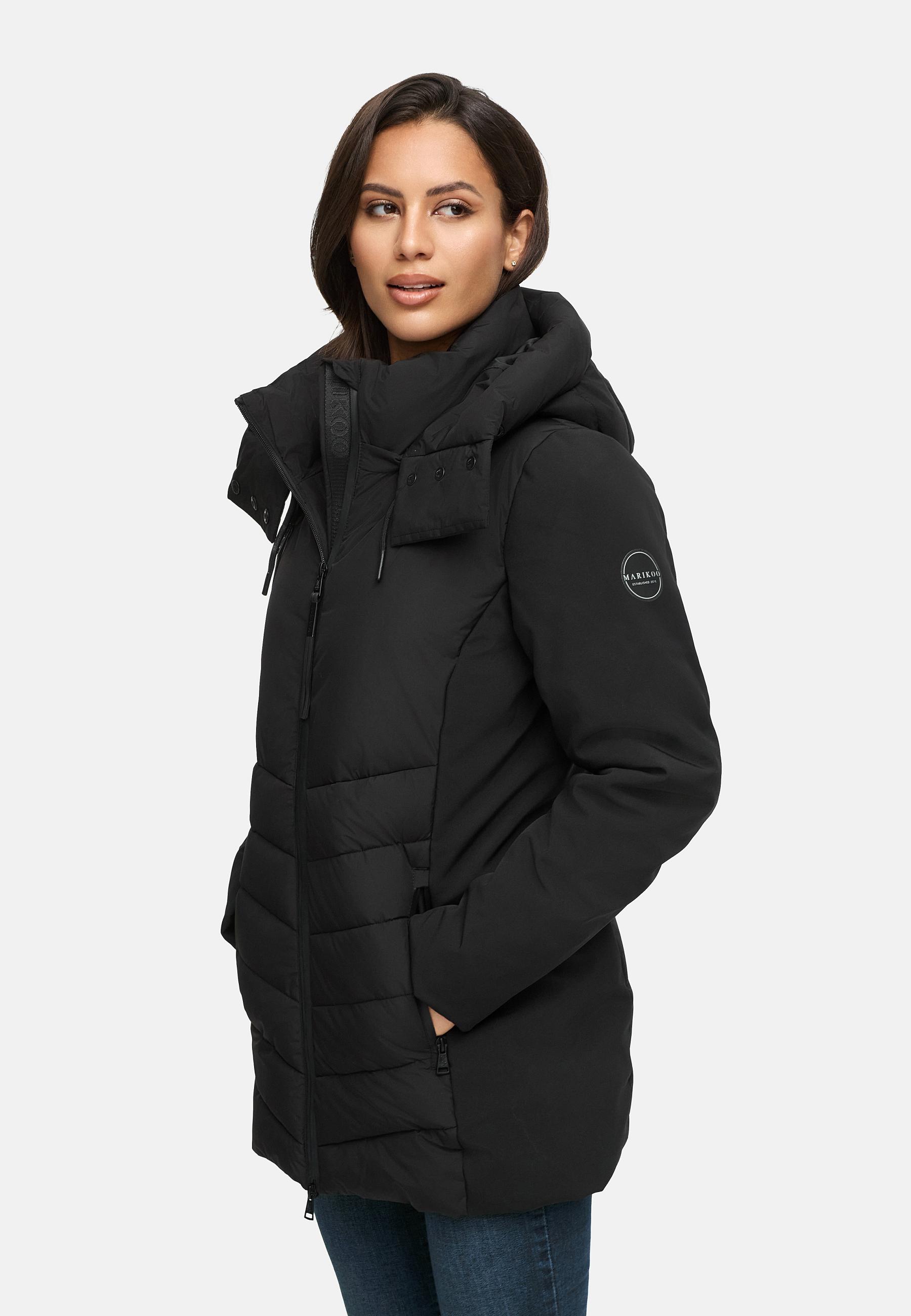 Winter Jacke mit Kapuze "Tivaa XVI" Black