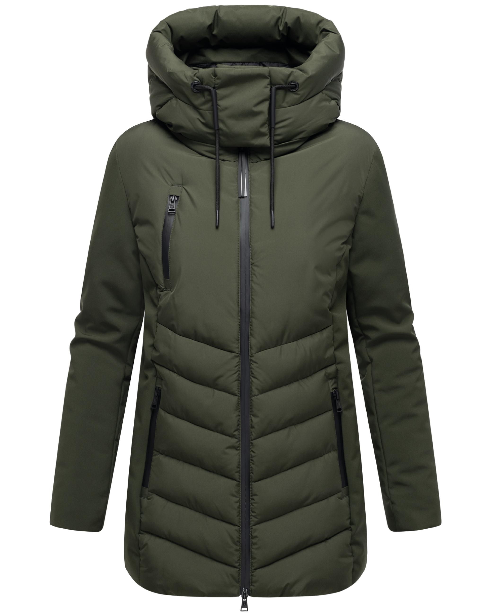 Winter Jacke mit Kapuze "Tivaa XVI" Dark Olive