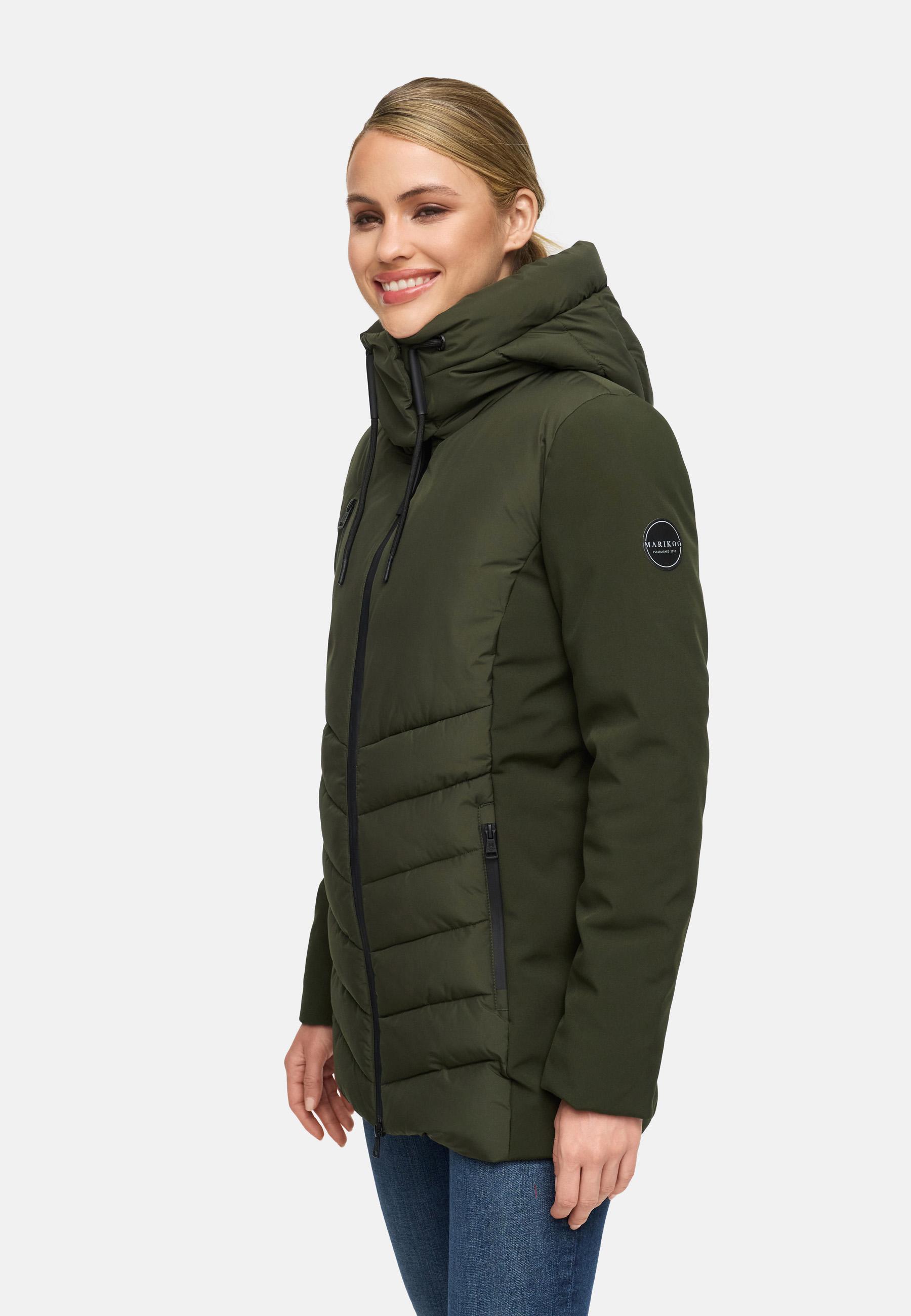 Winter Jacke mit Kapuze "Tivaa XVI" Dark Olive