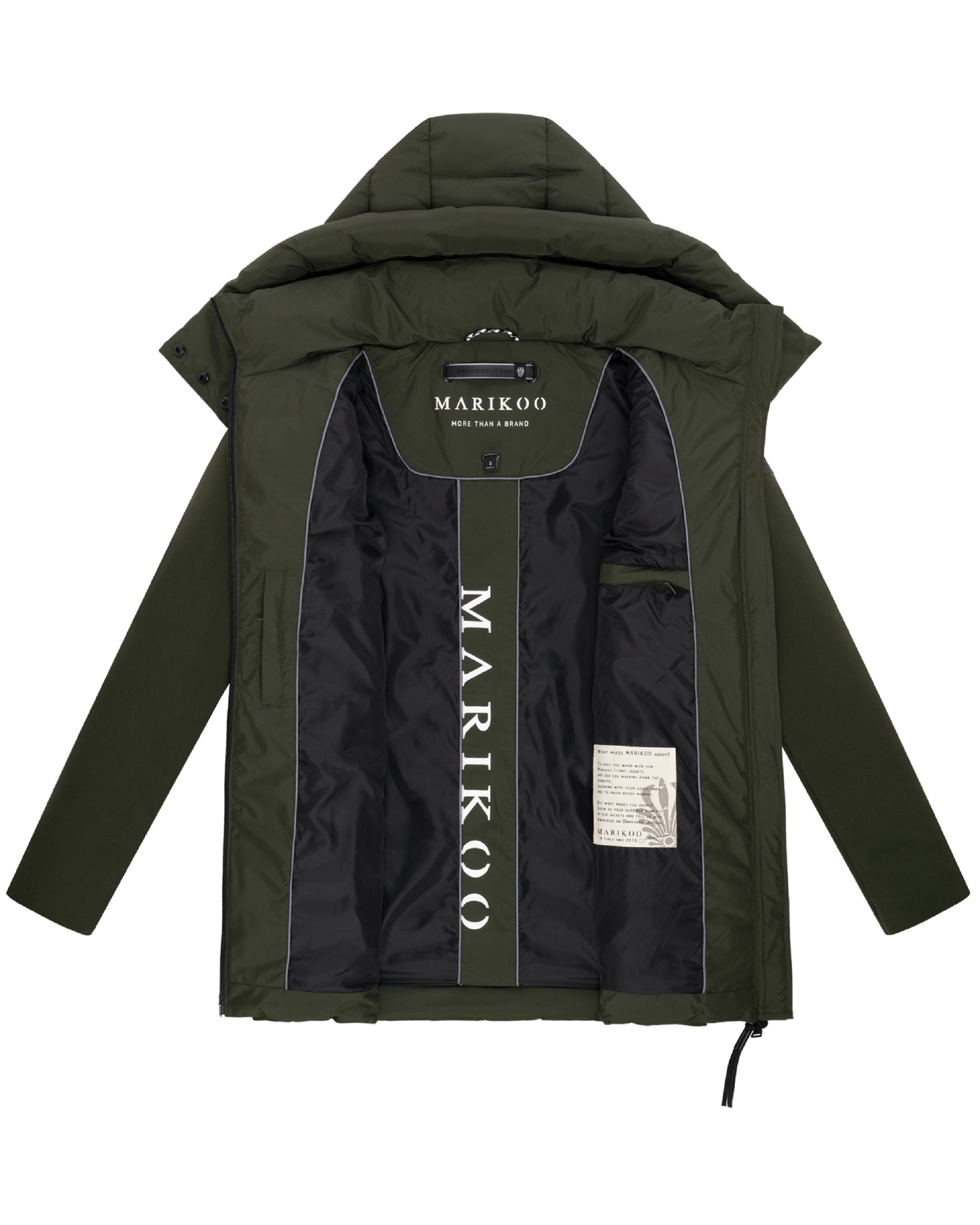 Winter Jacke mit Kapuze "Tivaa XVI" Dark Olive