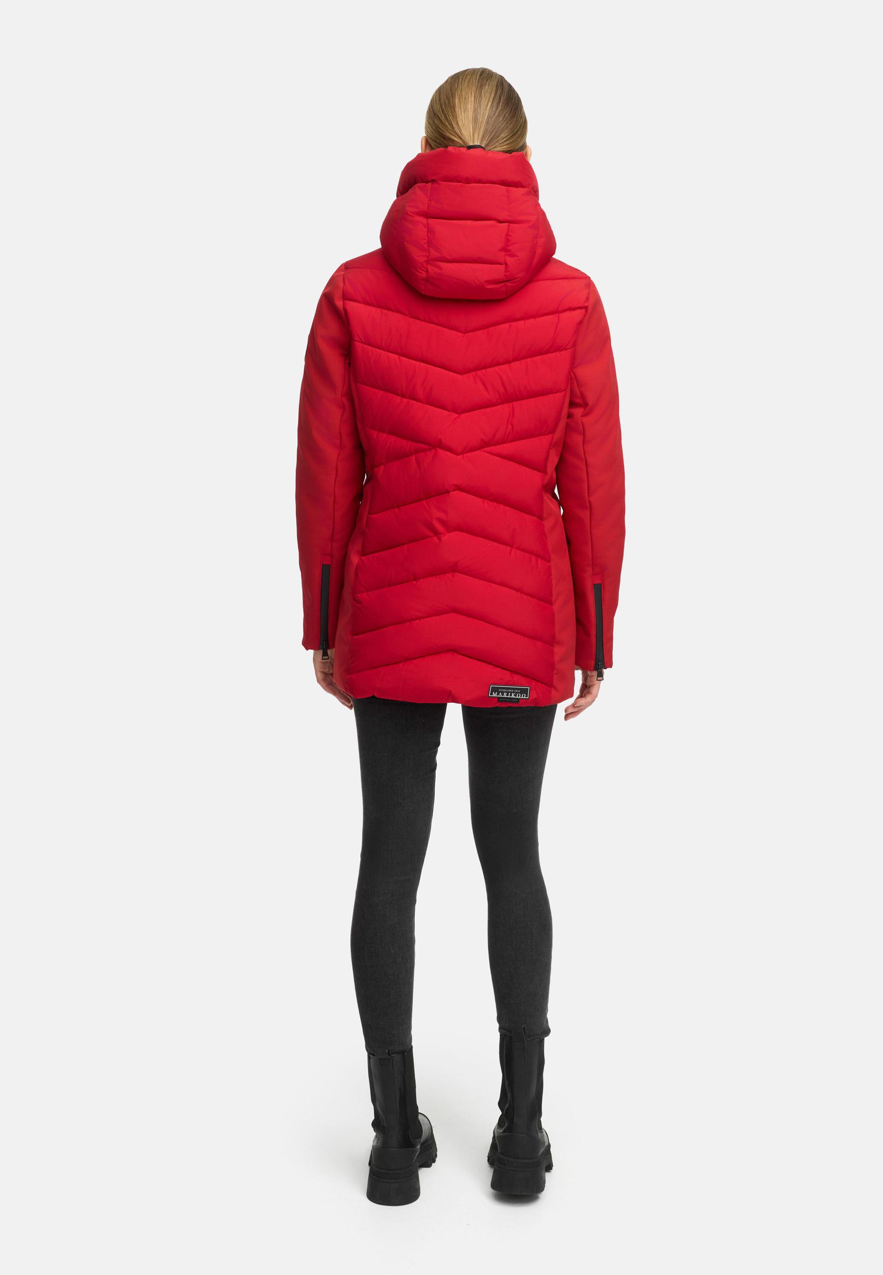 Winter Jacke mit Kapuze "Tivaa XVI" Deep Red