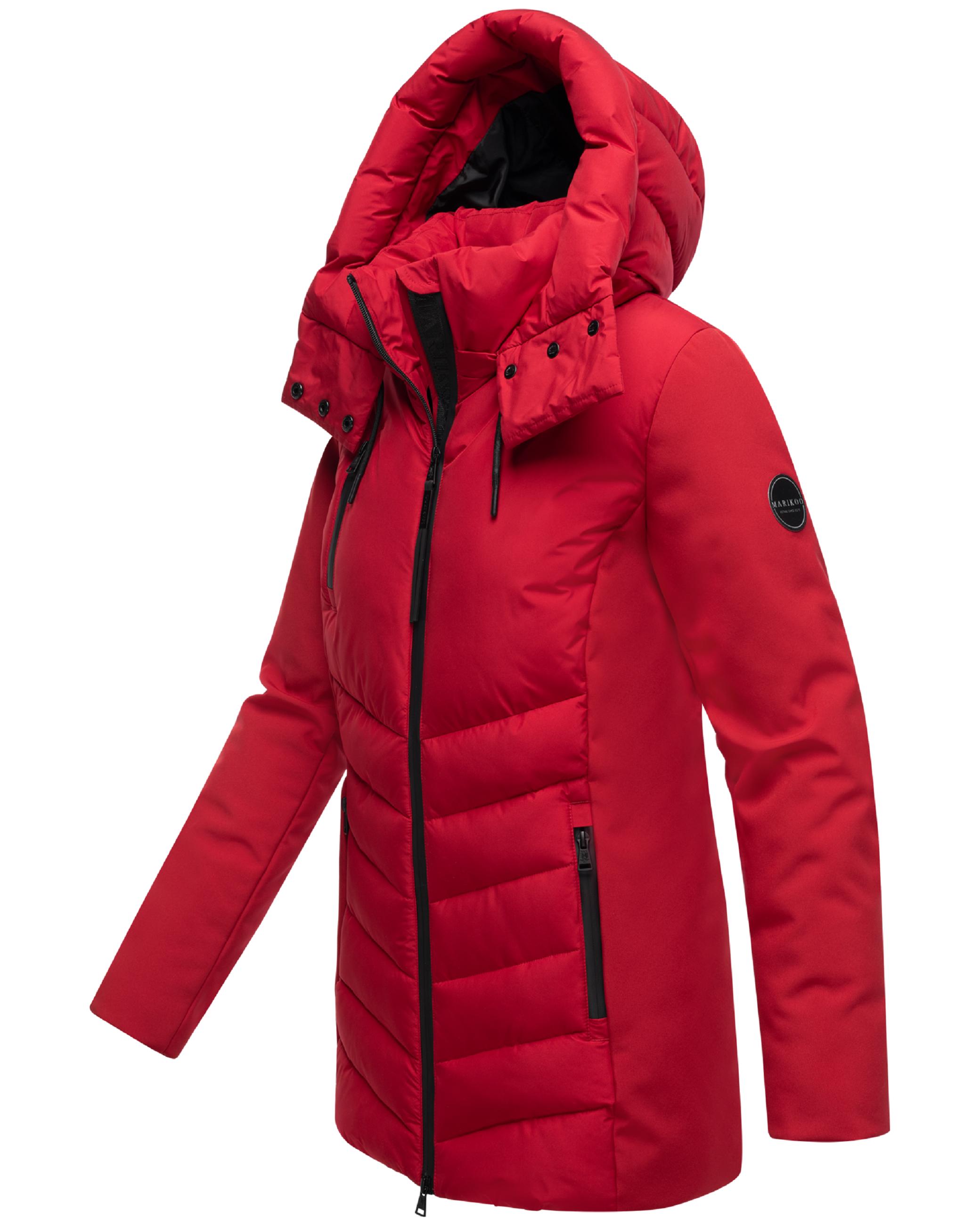 Winter Jacke mit Kapuze "Tivaa XVI" Deep Red
