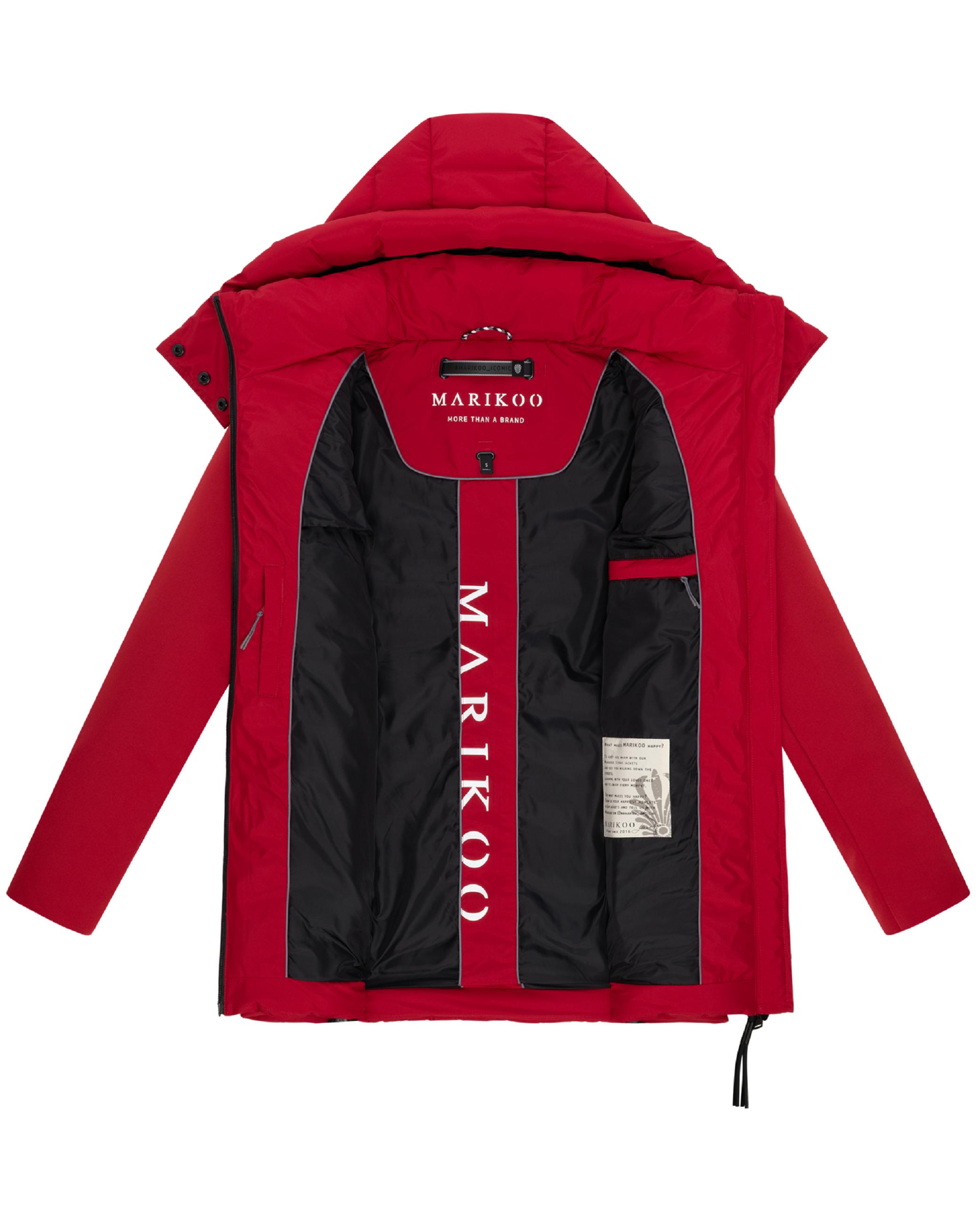 Winter Jacke mit Kapuze "Tivaa XVI" Deep Red