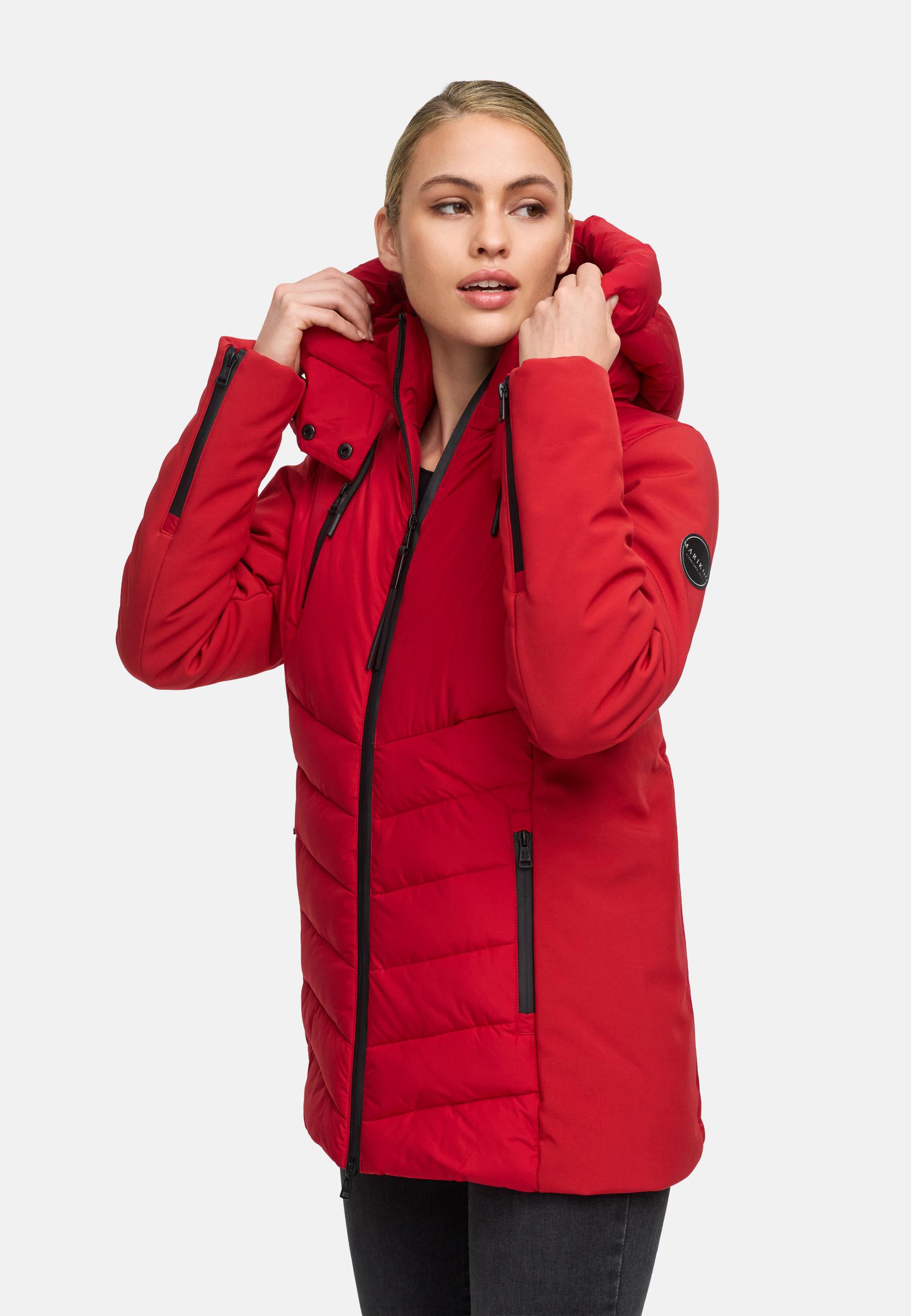 Winter Jacke mit Kapuze "Tivaa XVI" Deep Red
