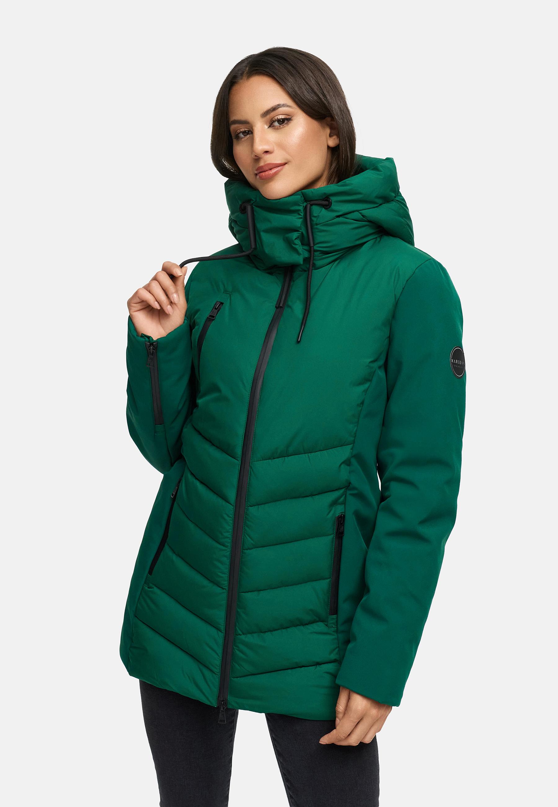 Winter Jacke mit Kapuze "Tivaa XVI" Evergreen