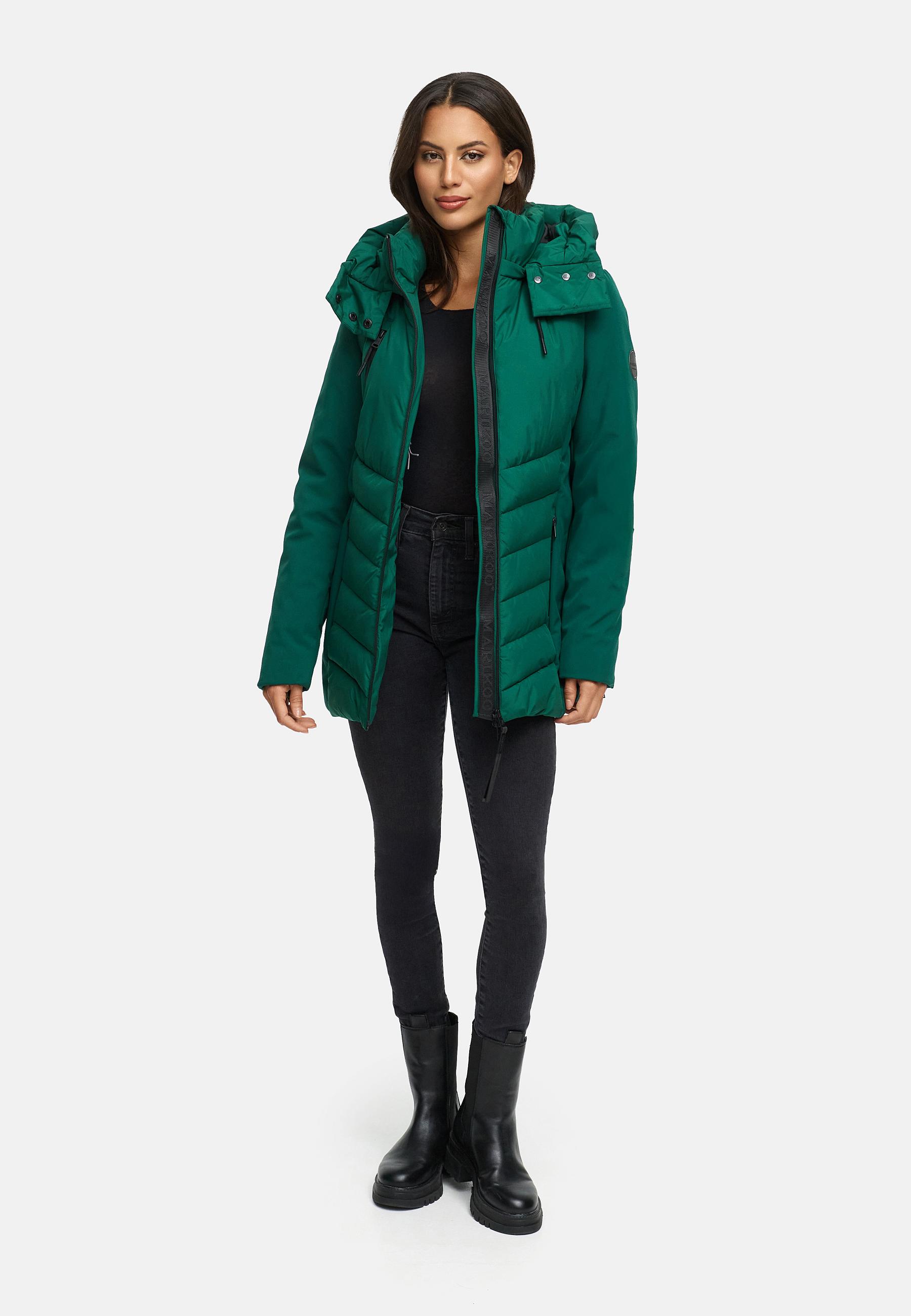 Winter Jacke mit Kapuze "Tivaa XVI" Evergreen