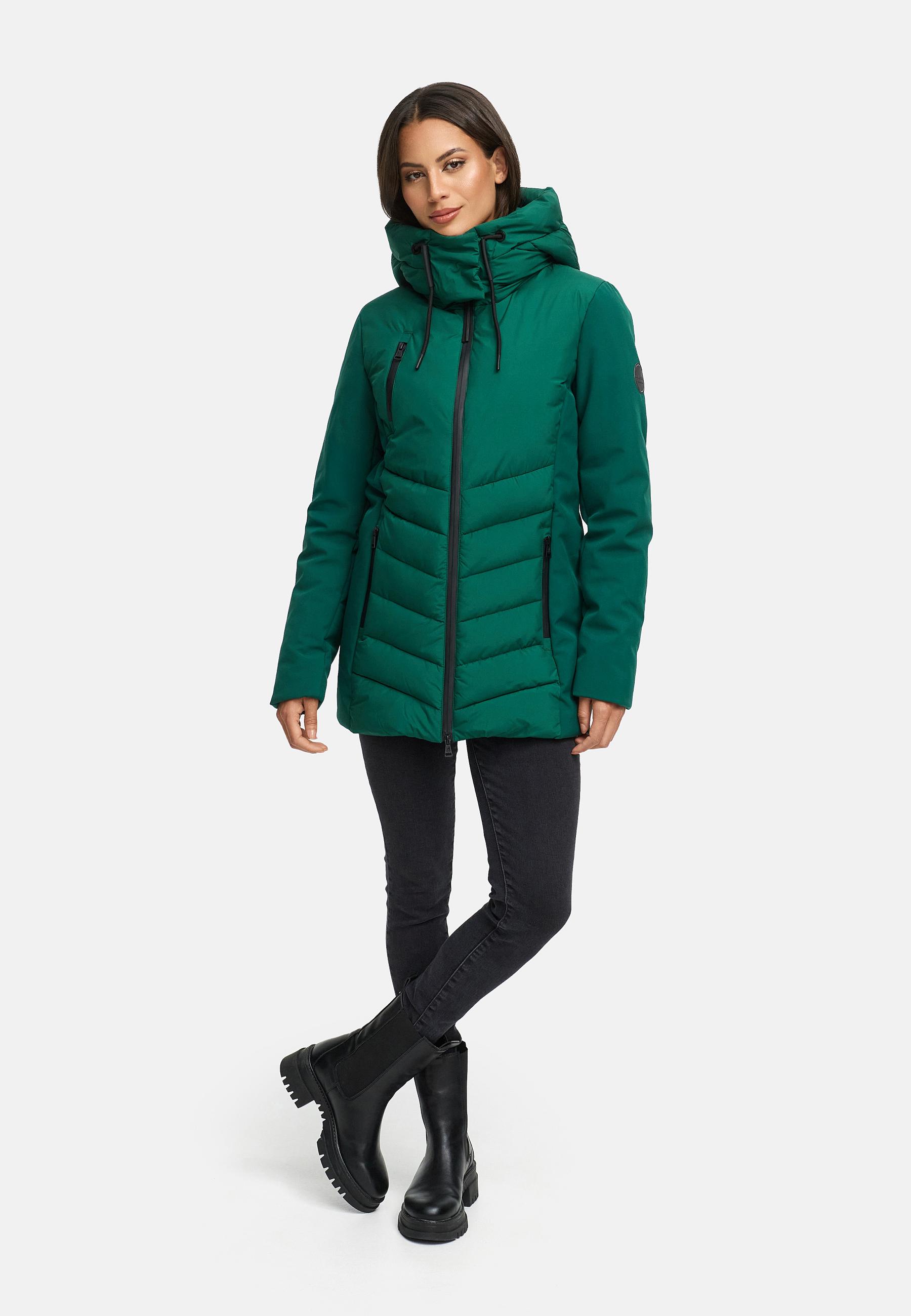 Winter Jacke mit Kapuze "Tivaa XVI" Evergreen