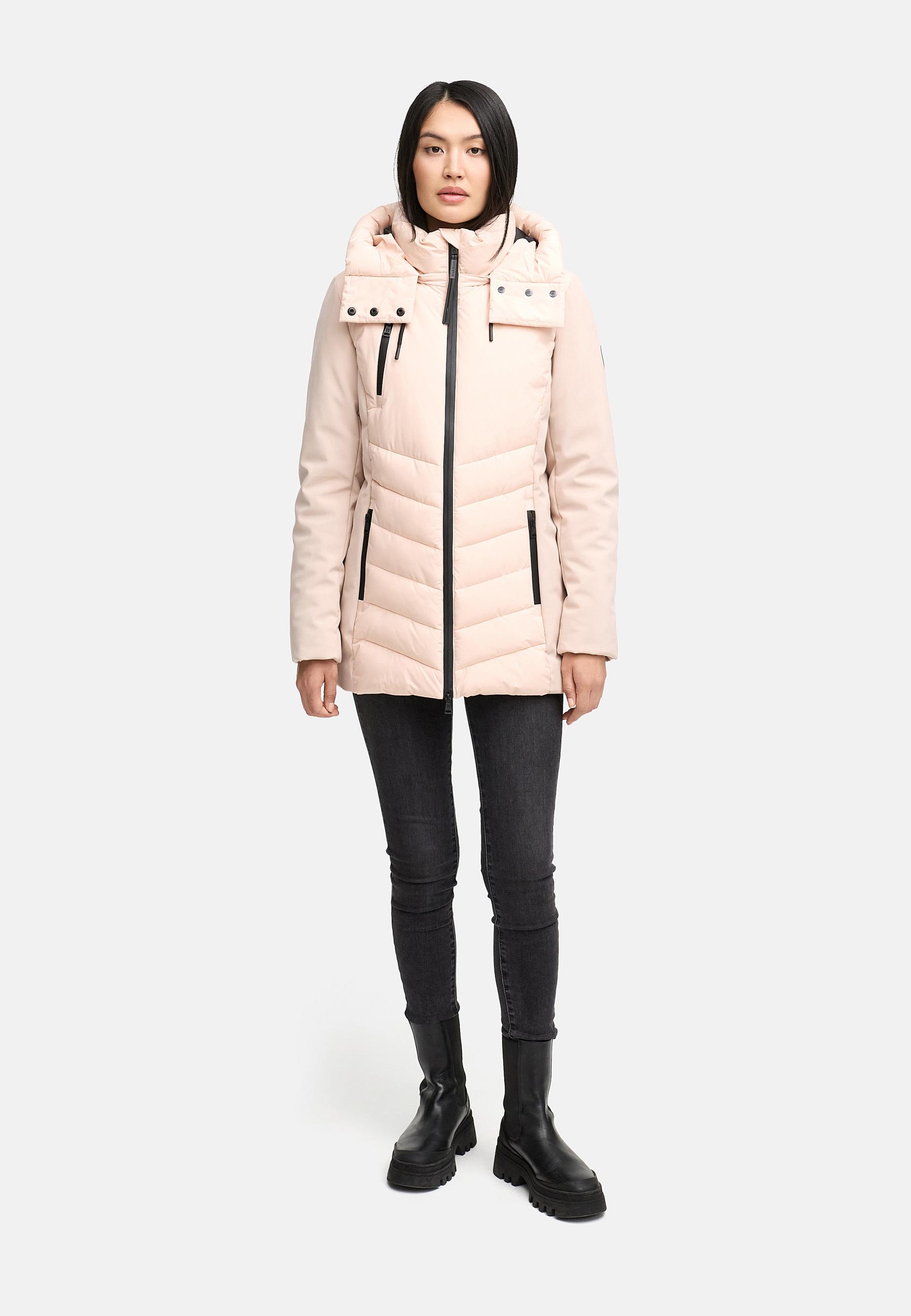 Winter Jacke mit Kapuze "Tivaa XVI" Light Peach