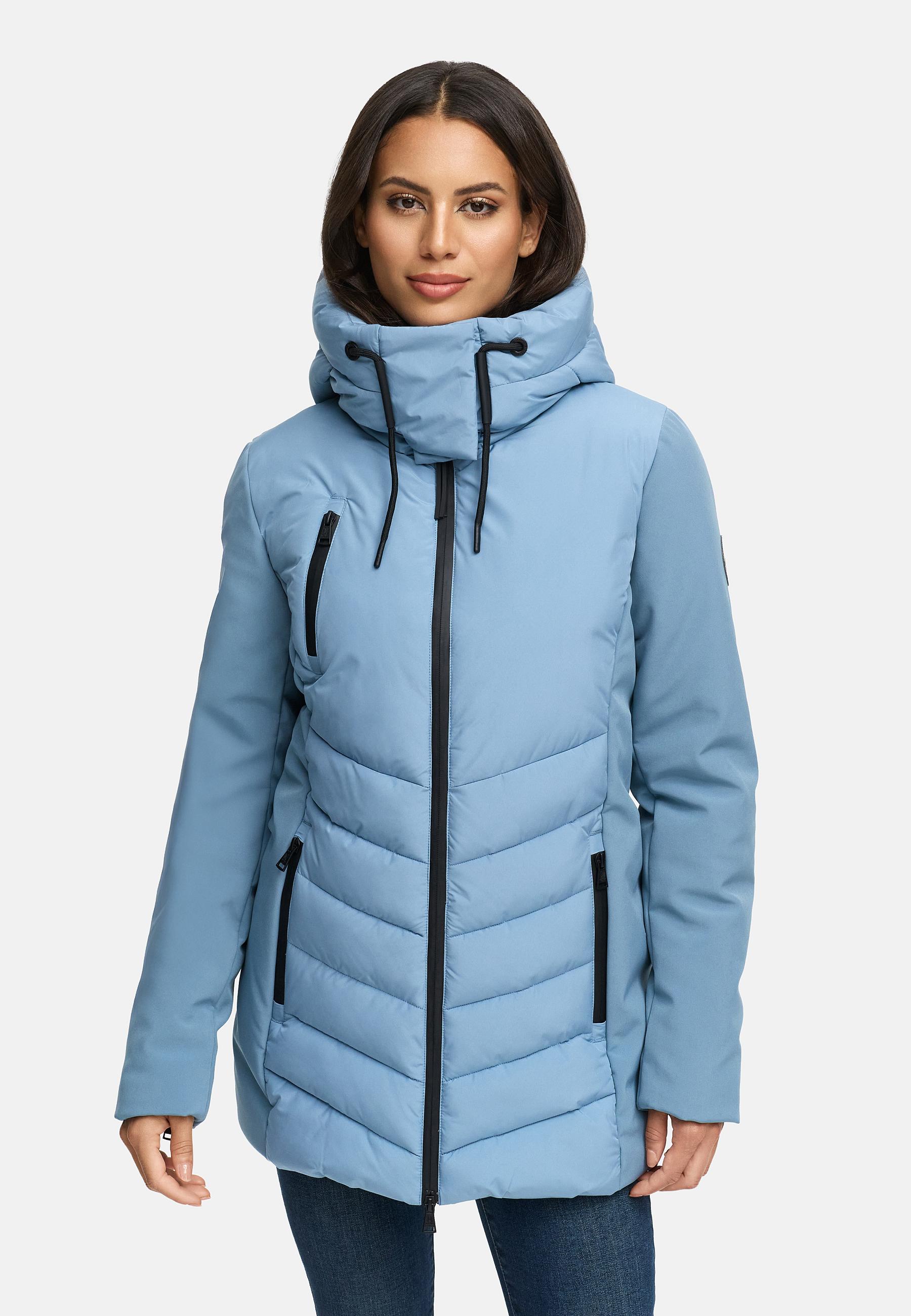 Winter Jacke mit Kapuze "Tivaa XVI" Powder Blue