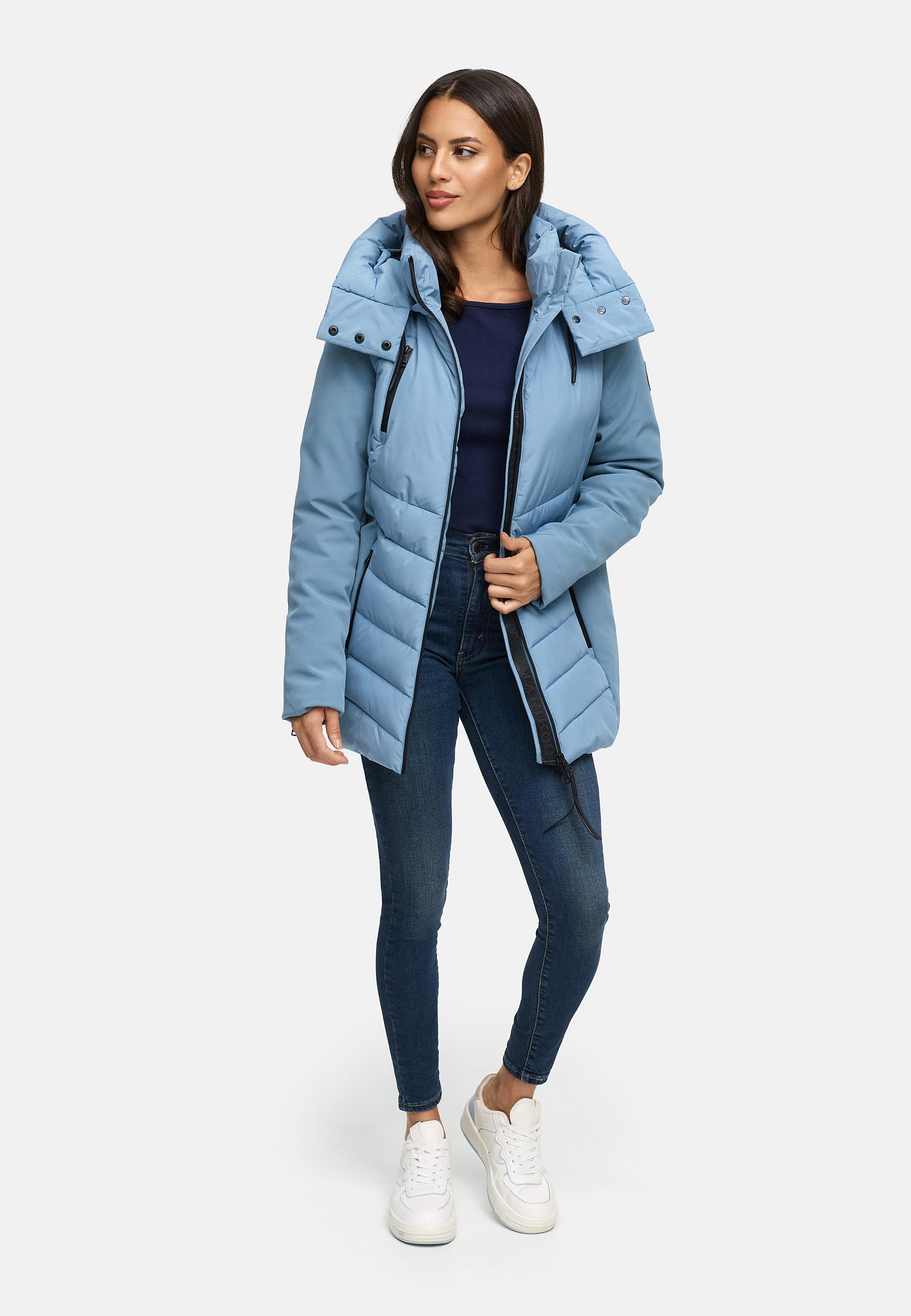 Winter Jacke mit Kapuze "Tivaa XVI" Powder Blue