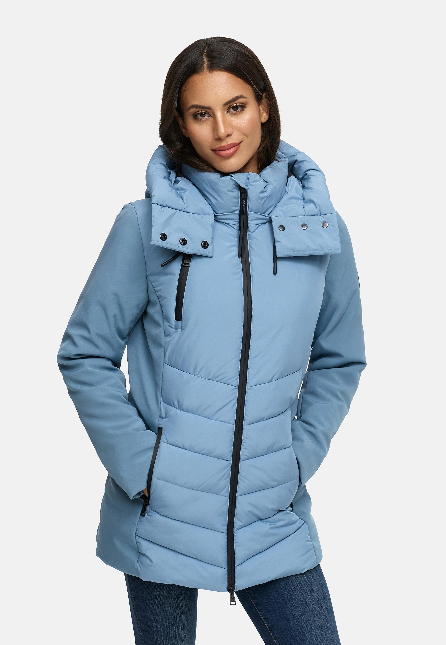 Winter Jacke mit Kapuze "Tivaa XVI" Powder Blue