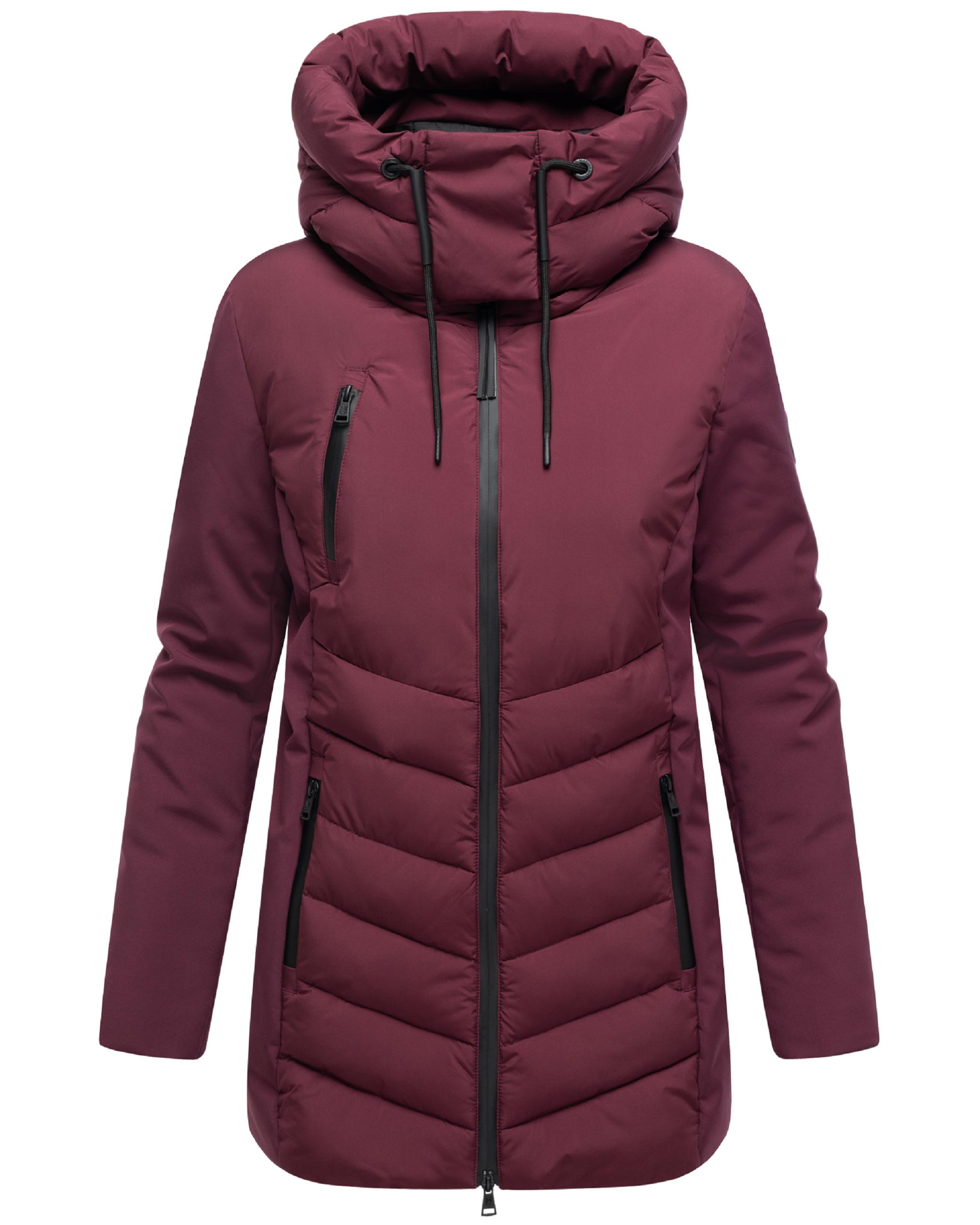 Winter Jacke mit Kapuze "Tivaa XVI" Wine