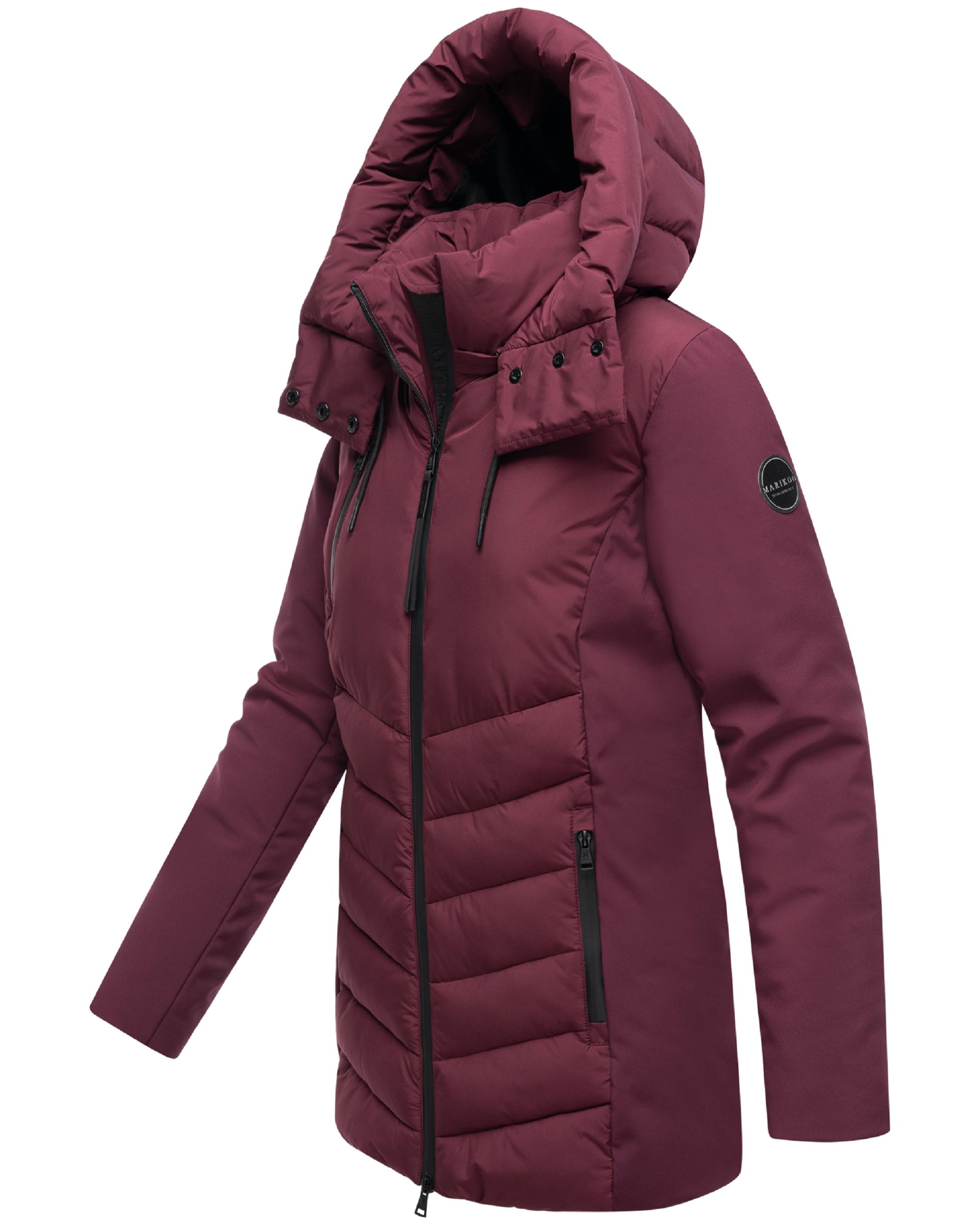 Winter Jacke mit Kapuze "Tivaa XVI" Wine
