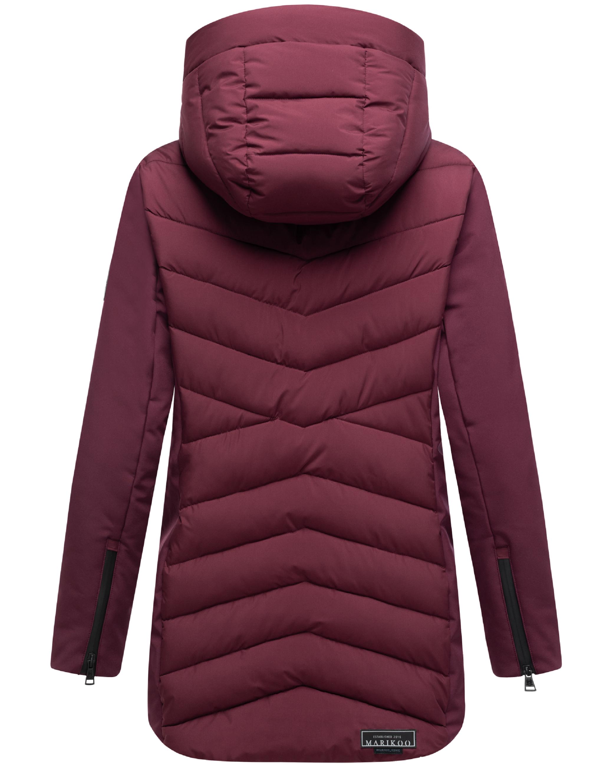 Winter Jacke mit Kapuze "Tivaa XVI" Wine