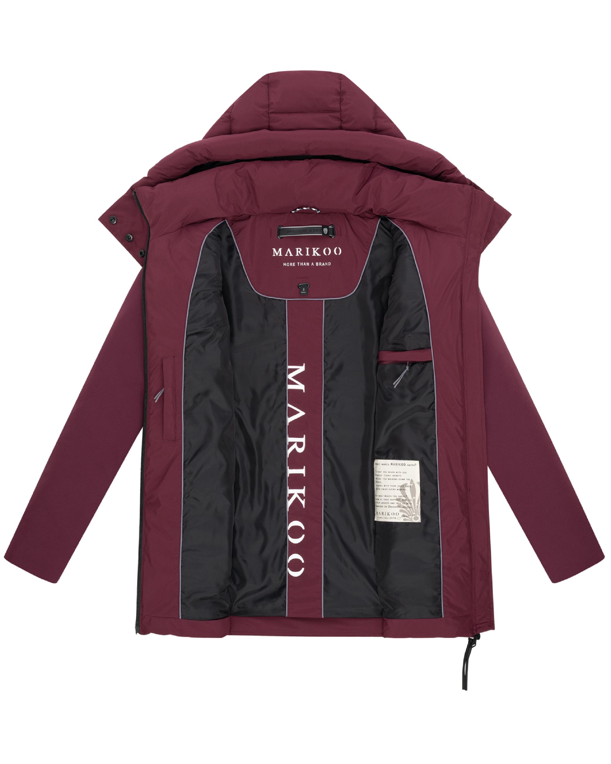 Winter Jacke mit Kapuze "Tivaa XVI" Wine